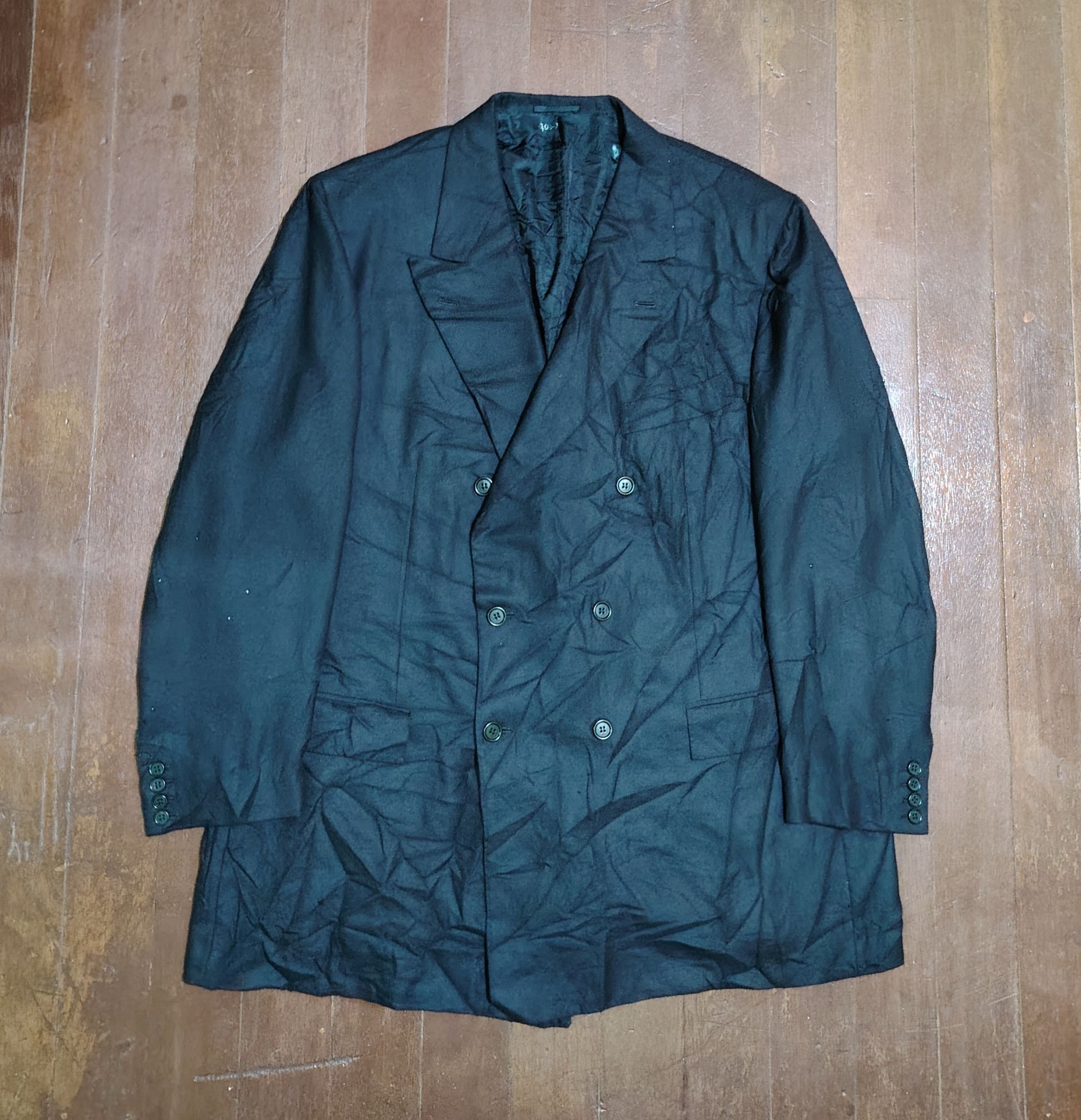Kiton KITON-90's-CucitoPerTrillion-Cashmere Double Breasted Blazer Size 54L - 1 Thumbnail