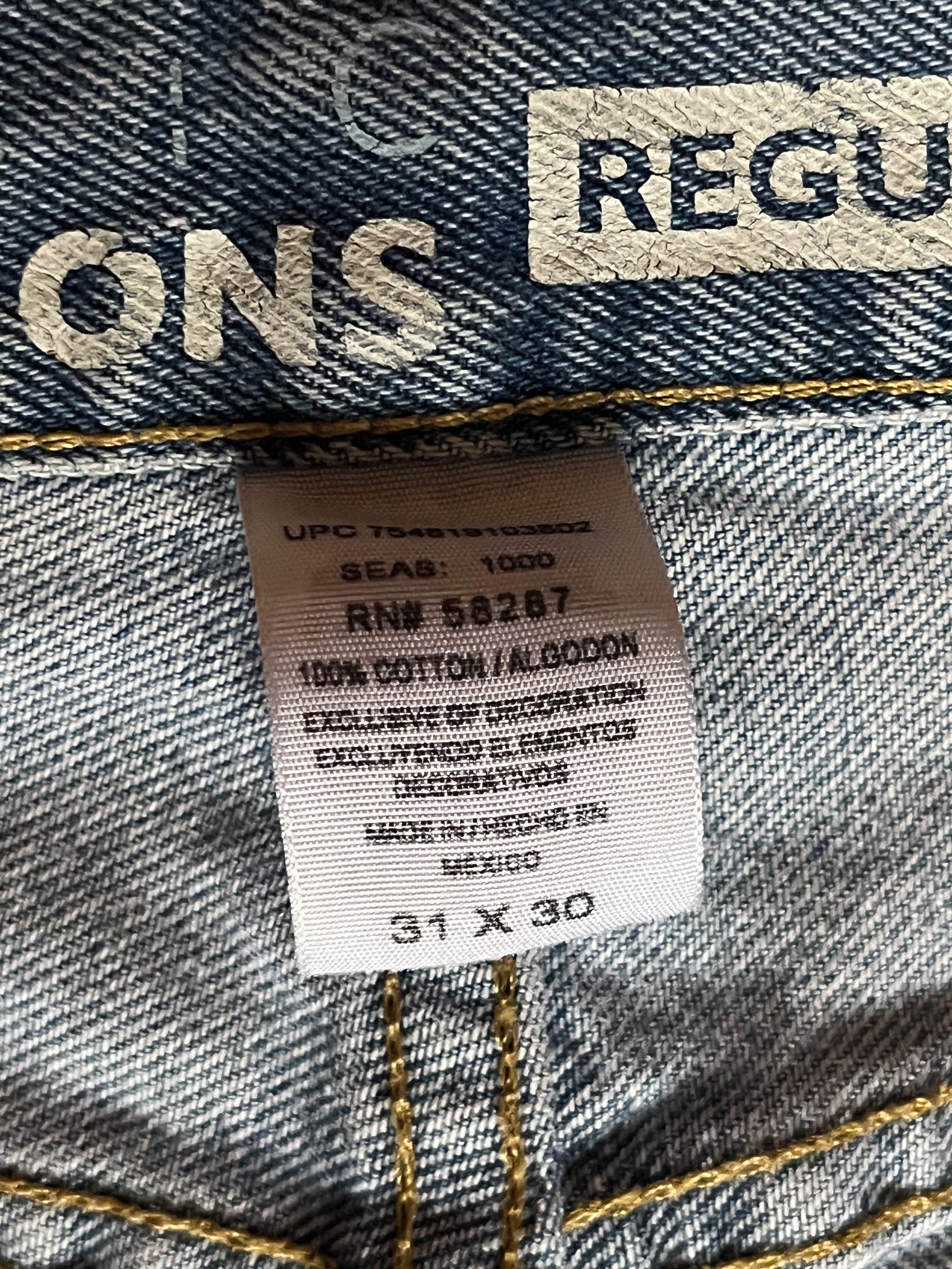 Vintage Vintage Distressed Light Denim Size US 31 - 3 Thumbnail