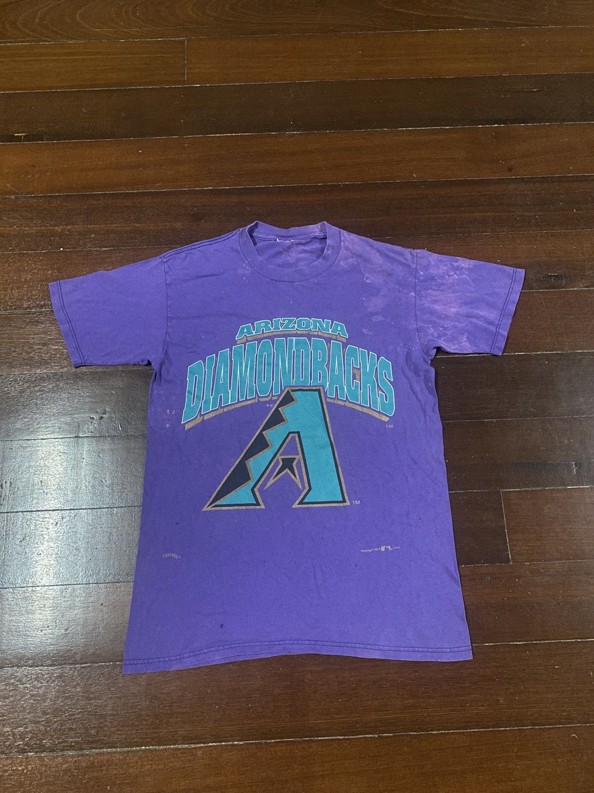 MLB Vintage 90s MLB Baseball Arizona Diamond Backs T-Shirt Size US M / EU 48-50 / 2 - 1 Thumbnail
