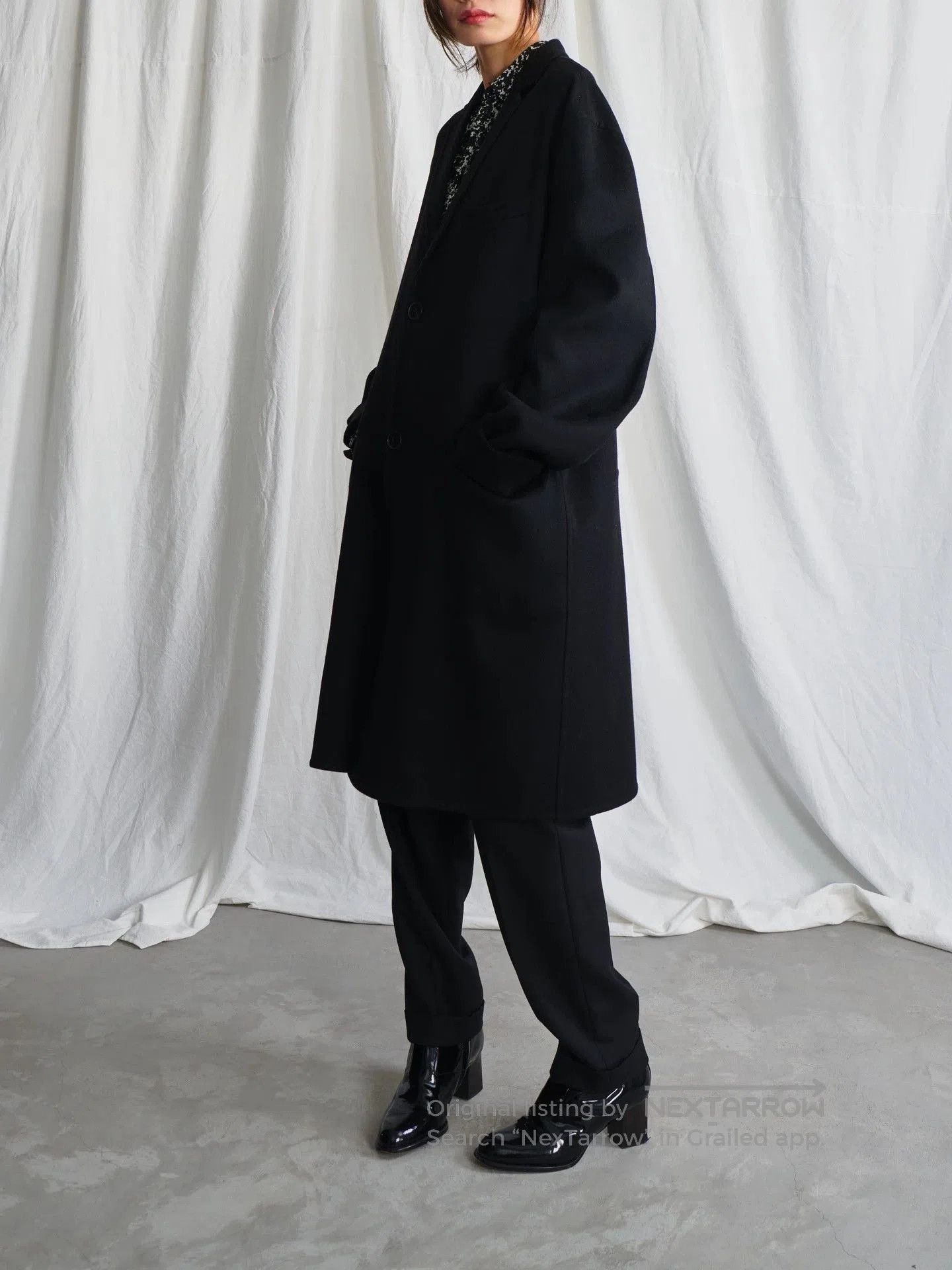 Valentino Valentino Noir Cashmere Blend Coat. Size US S / EU 44-46 / 1 - 4 Thumbnail