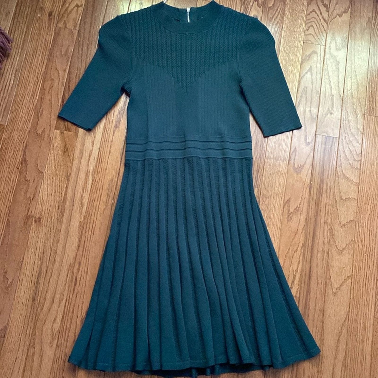 Ted Baker Ted Baker $289 Olivinn Sweater Dress Green TB2 US 6 Size M / US 6-8 / IT 42-44 - 2 Thumbnail