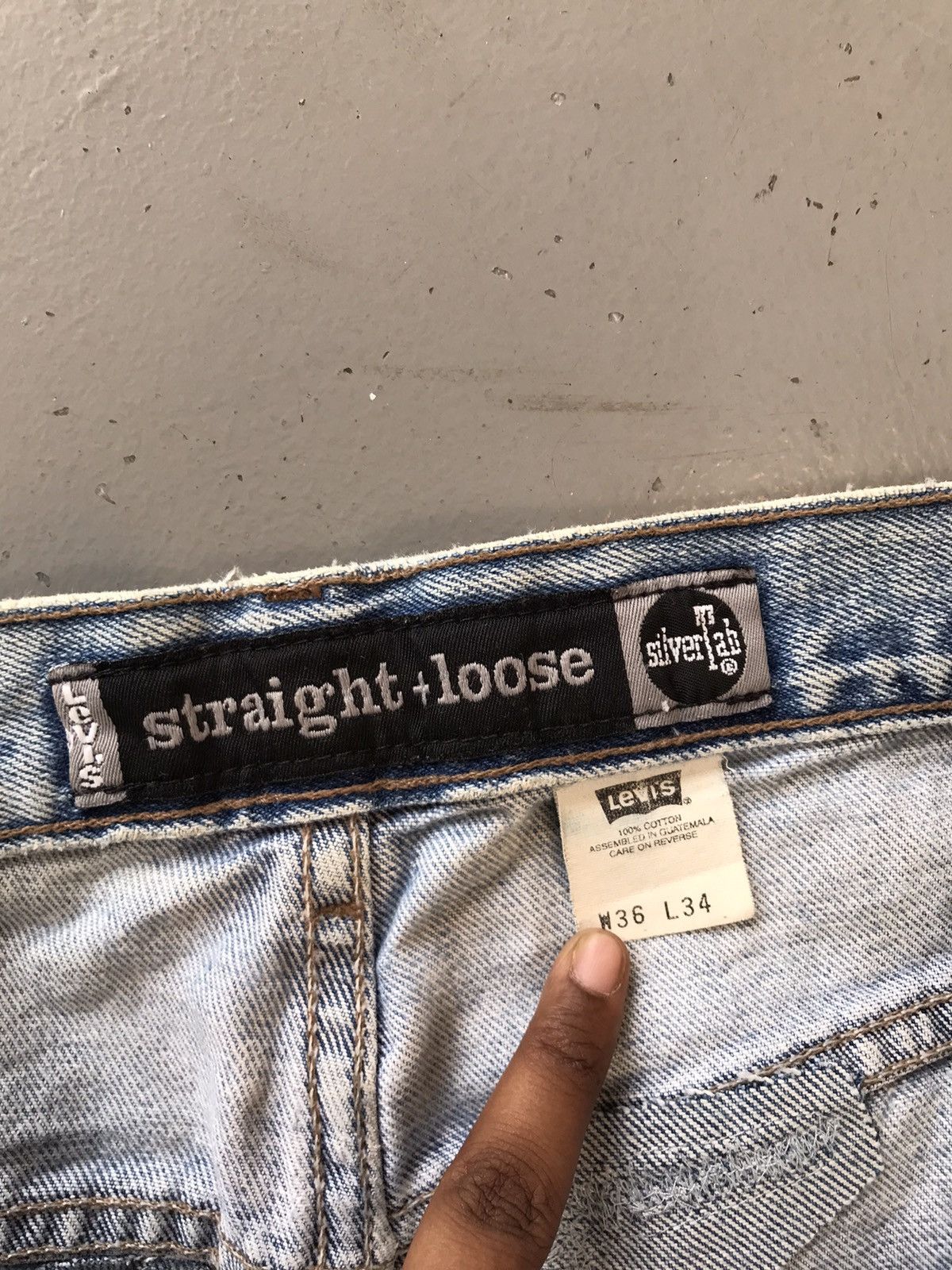 Levi's × Vintage Vintage Levi’s Strauss & co. silver tab distressed denim Size US 36 / EU 52 - 7 Thumbnail