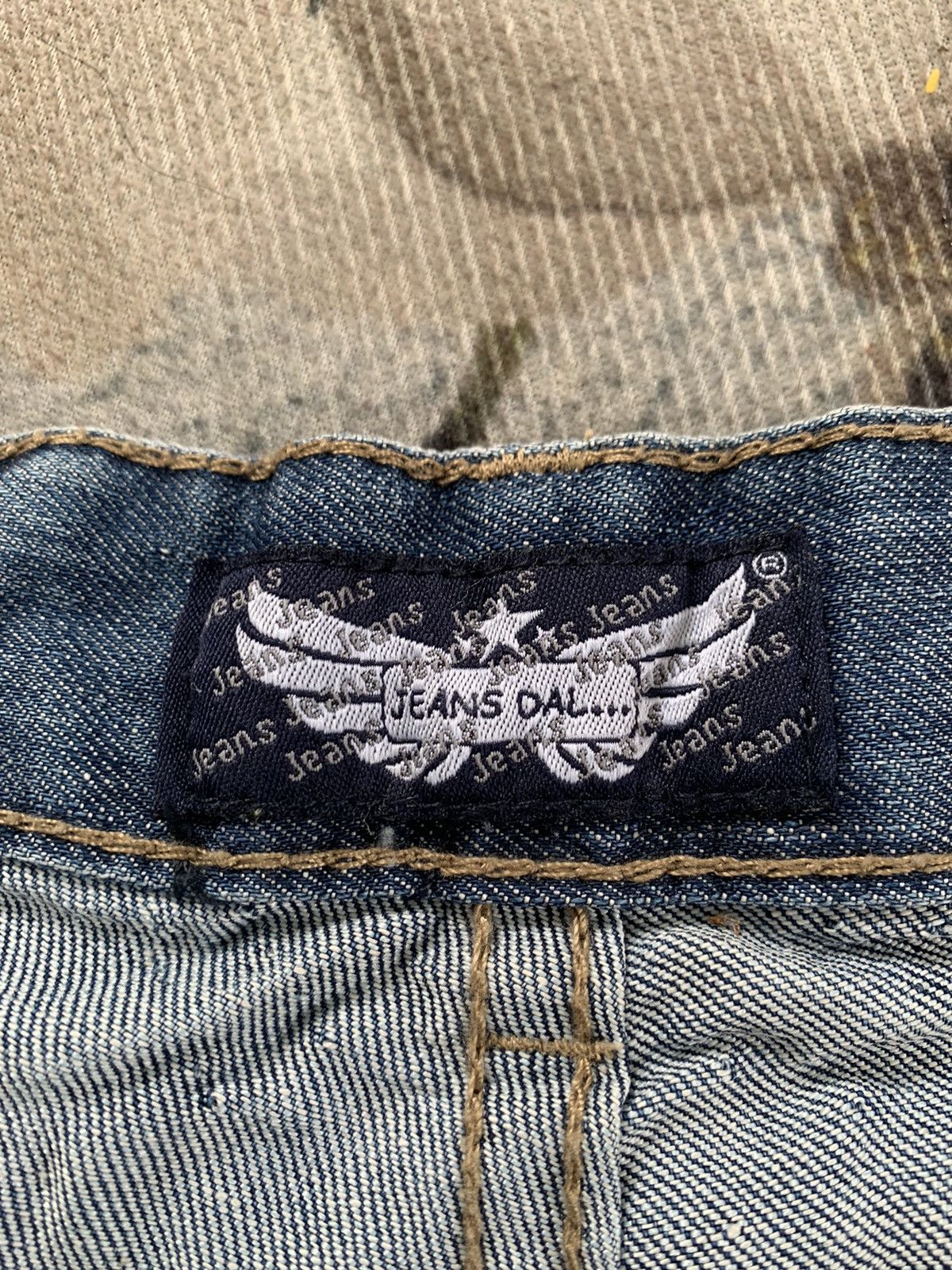 Japanese Brand Multipockets Functional Jeans Dal Denim Pant Nice Design Size US 33 - 16 Thumbnail
