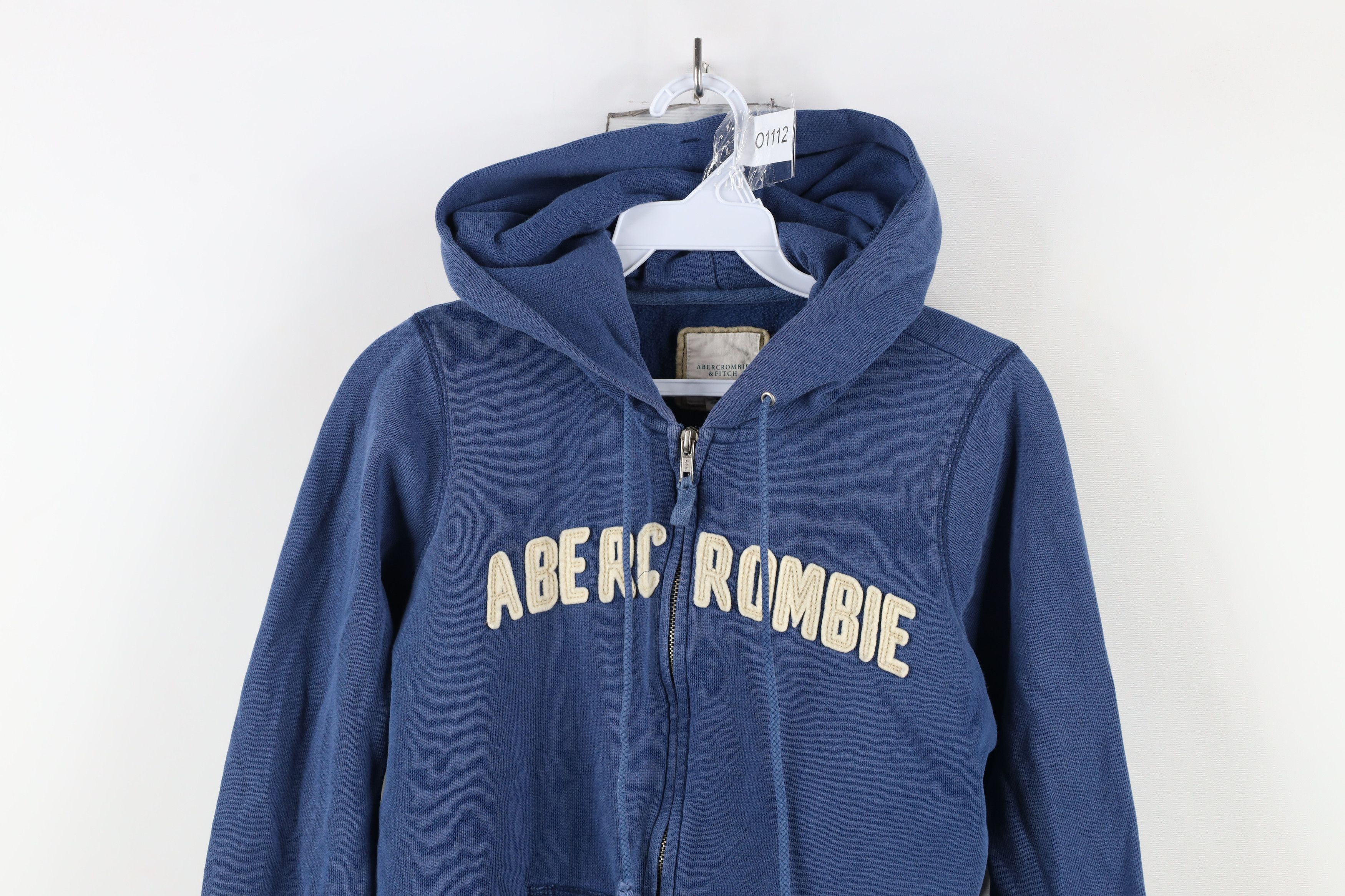 Abercrombie & Fitch × Vintage Vintage Y2K Abercrombie & Fitch Spell Out Full Zip Hoodie Size L / US 10 / IT 46 - 2 Thumbnail