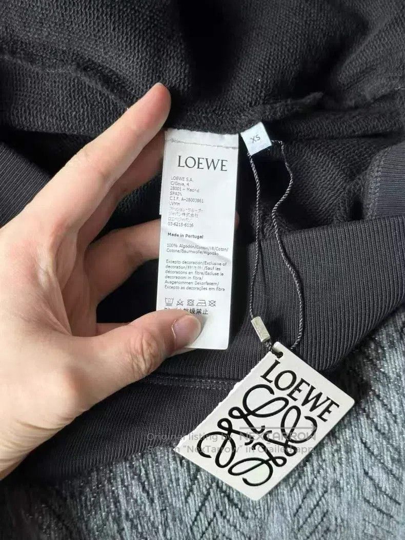 Loewe Loewe Black and Gold Embroidered Sweatshirt Size XS / US 0-2 / IT 36-38 - 4 Thumbnail