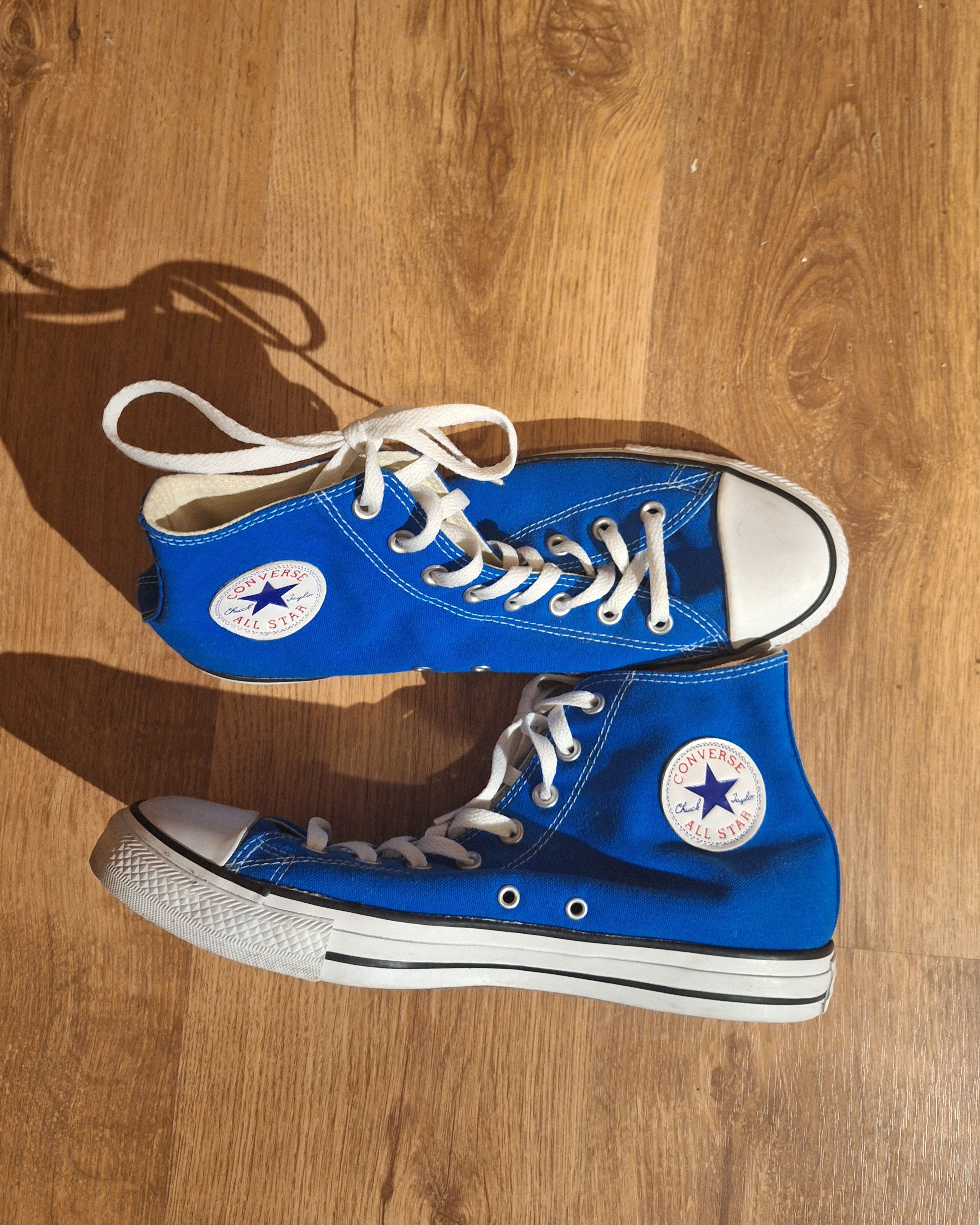 Converse Converse blue canvas high Size US 12 / EU 45 - 2 Thumbnail