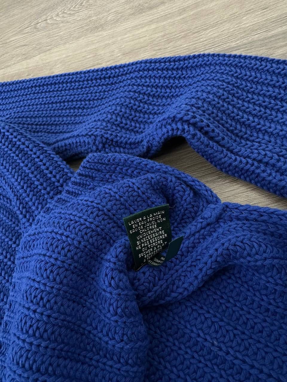 Polo Ralph Lauren × Vintage Vintage Polo Ralph Lauren Blue Ribbed Knit Sweater Size XS / US 0-2 / IT 36-38 - 9 Thumbnail