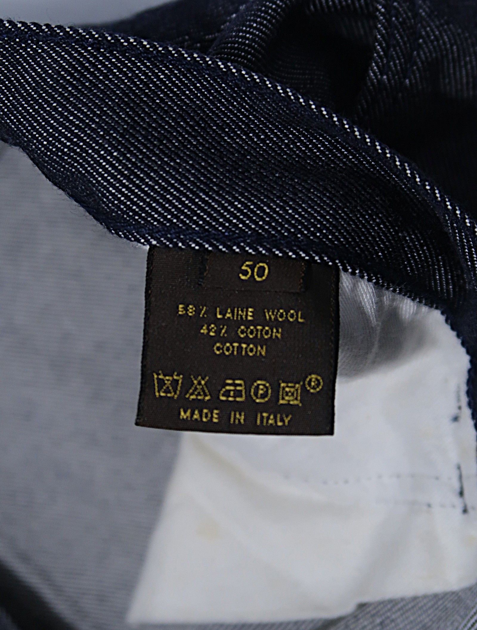Louis Vuitton F/W 05 Selvedge Monogram Wool Denim - Marc Jacobs Era Size US 32 / EU 48 - 8 Thumbnail