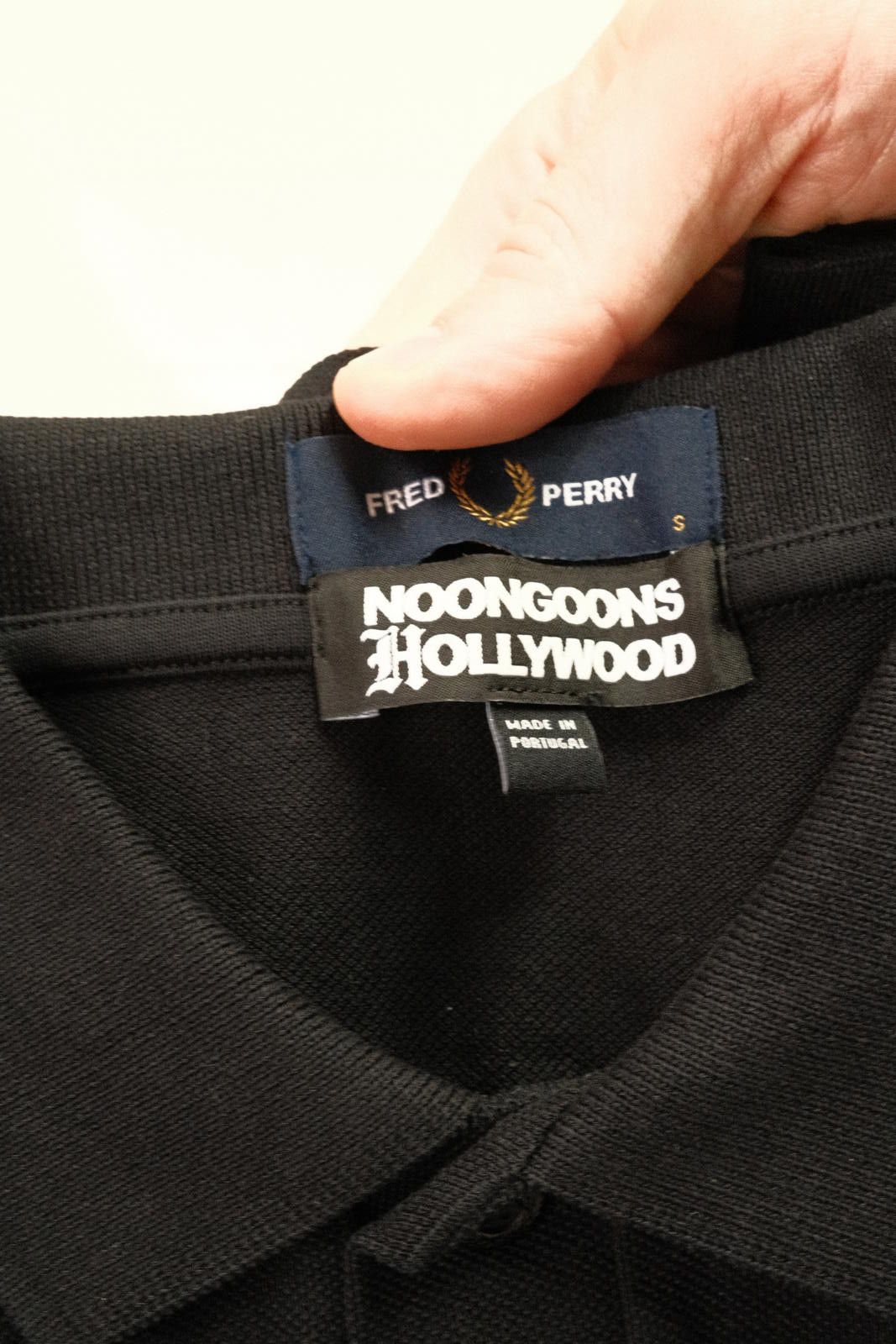 Fred Perry Fred Perry x Noongoons Hollywood Black LS Polo SIZE S Size US S / EU 44-46 / 1 - 3 Thumbnail