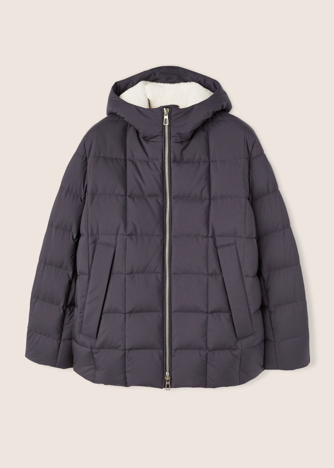Loro Piana o1srvl11e1124 Hooded Bomber Jacket in Blue Size US XL / EU 56 / 4 - 1 Thumbnail