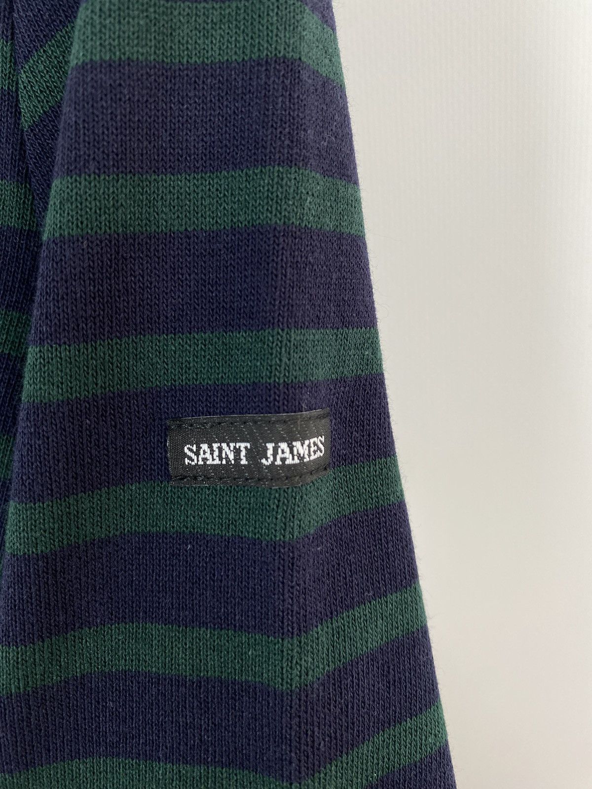 Saint James Saint James Breton Sailor Navy Green Striped Long Sleeve Size XS / US 0-2 / IT 36-38 - 5 Thumbnail