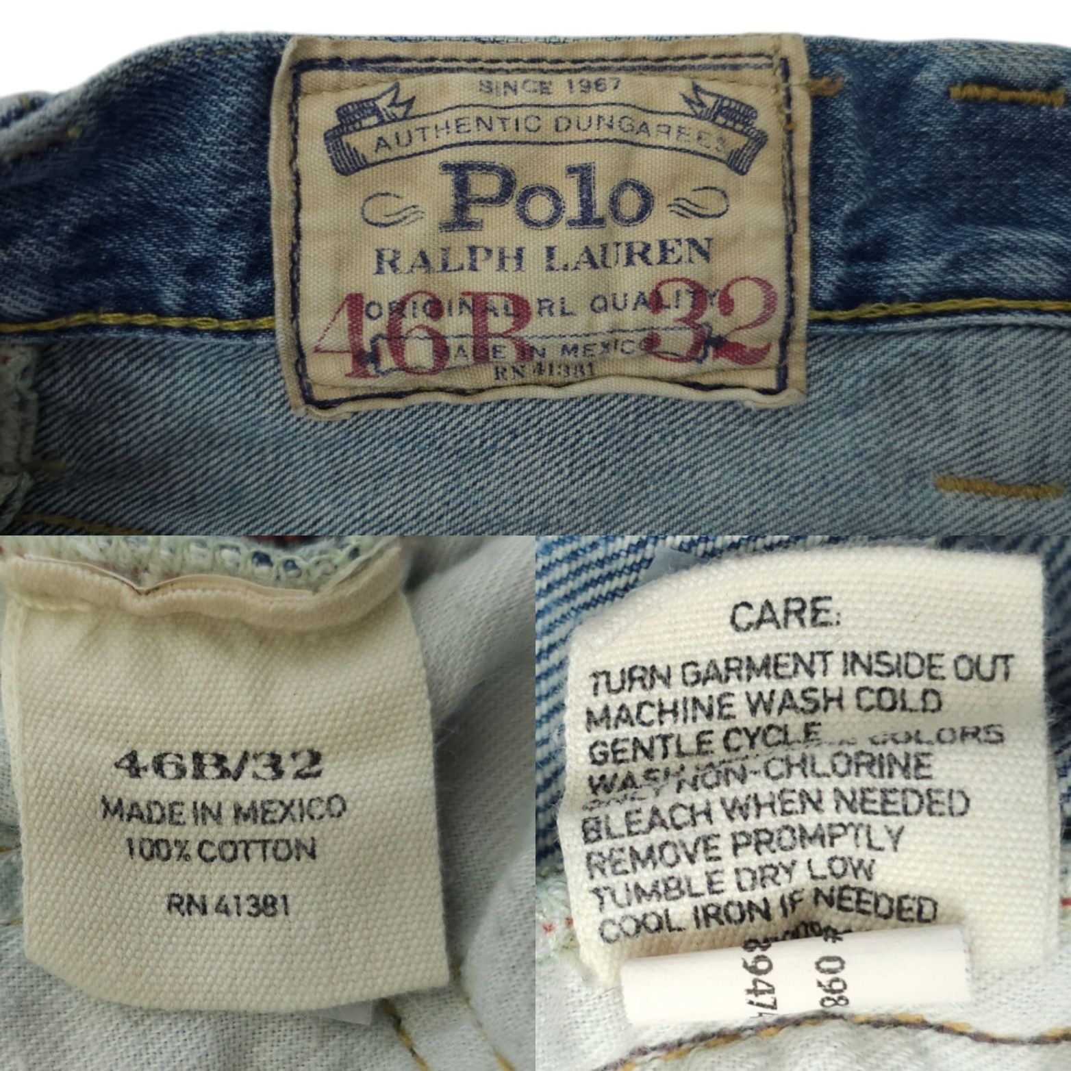 Polo Ralph Lauren Polo Ralph Lauren Jeans Mens 46Bx32 Straight Leg 5 Pocket Size US 44 / EU 60 - 8 Thumbnail
