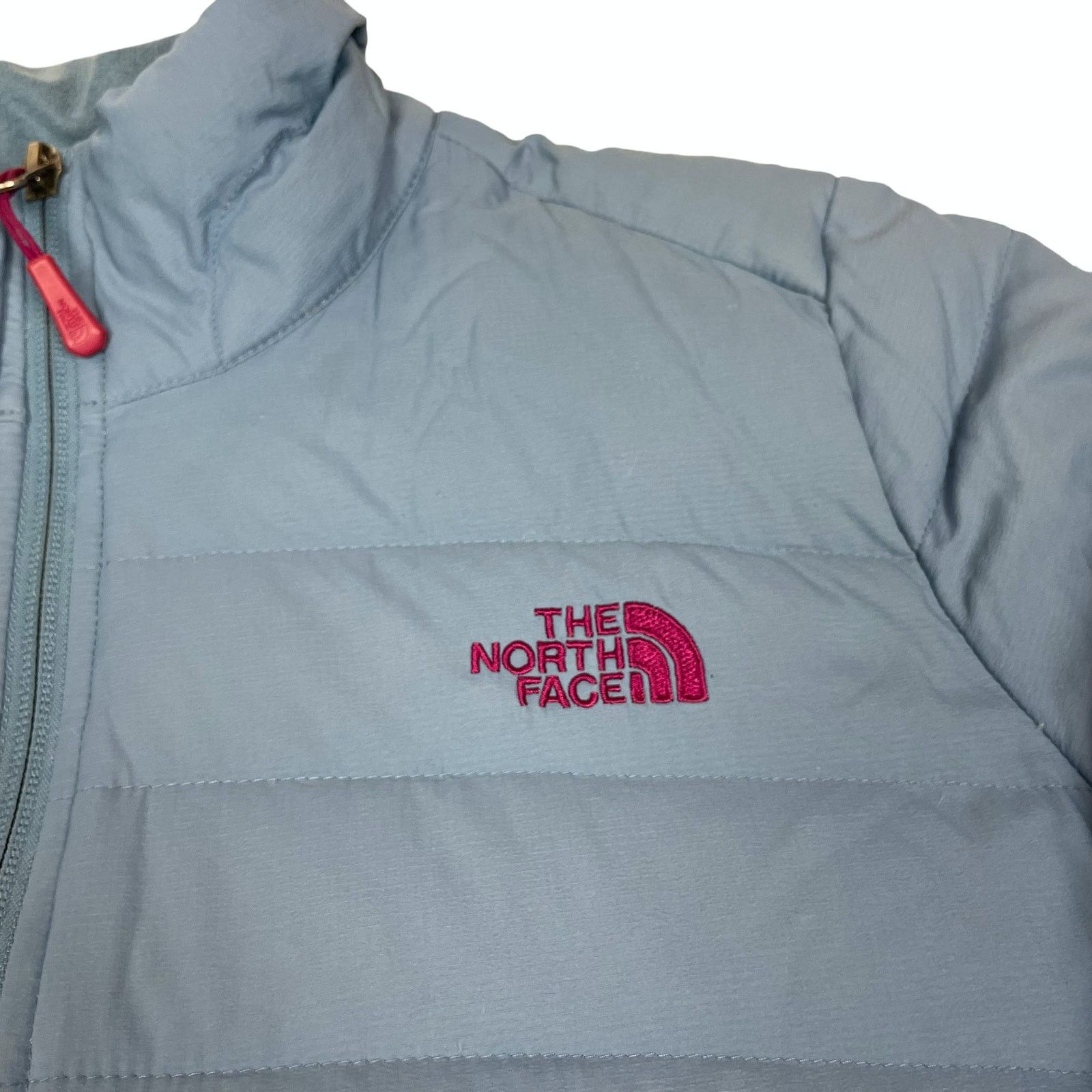 The North Face The North Face 700 Women's Blue Full Zip Puffer Jacket Small Size S / US 4 / IT 40 - 3 Thumbnail