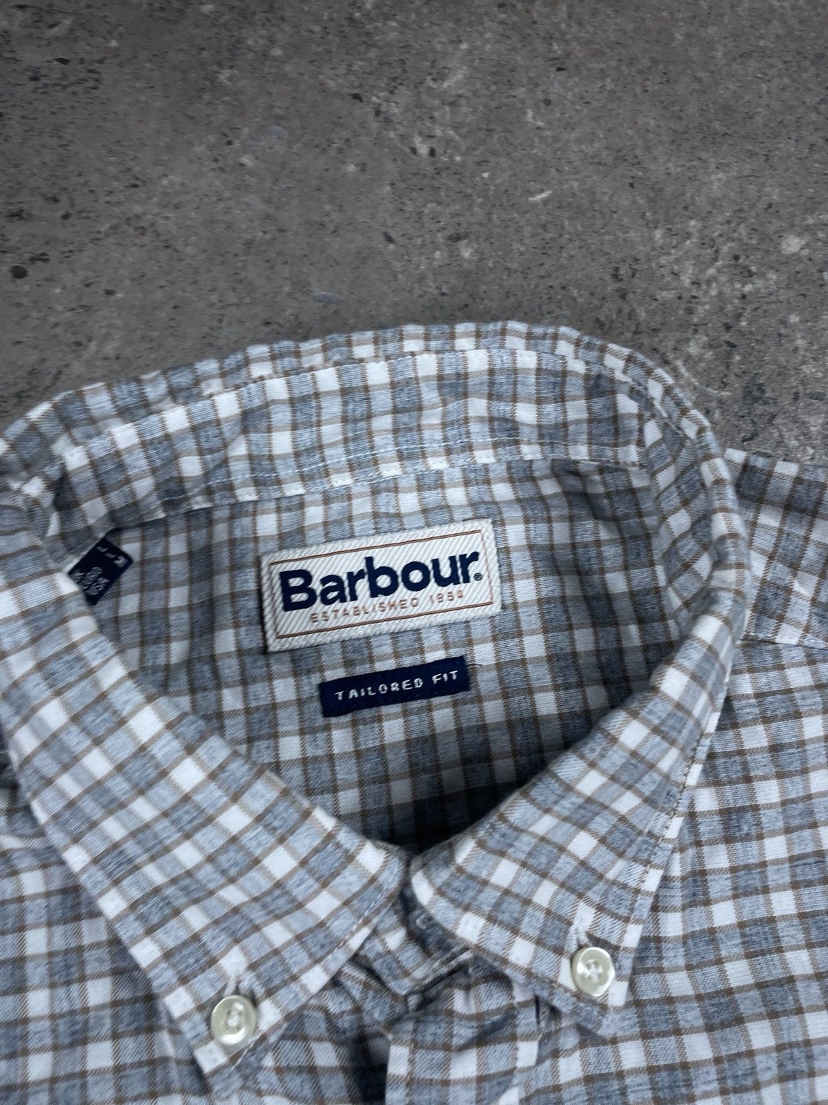 Barbour Vintage Barbour Shirt Basic Fit Old Money Y2K 90s USA Size US L / EU 52-54 / 3 - 3 Thumbnail