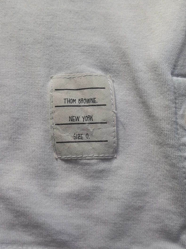 Thom Browne Thom Browne White round neck hoodie Size US XS / EU 42 / 0 - 5 Thumbnail