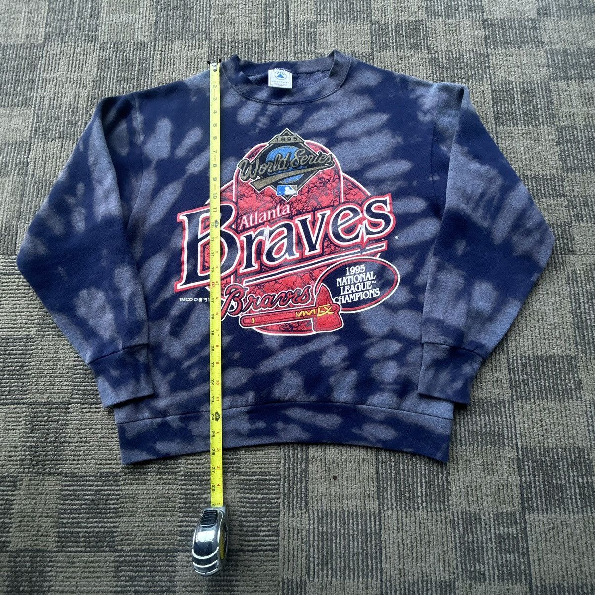 Vintage Vintage 1995 Atlanta Braves World Series Navy Blue Crewneck Size US S / EU 44-46 / 1 - 4 Thumbnail