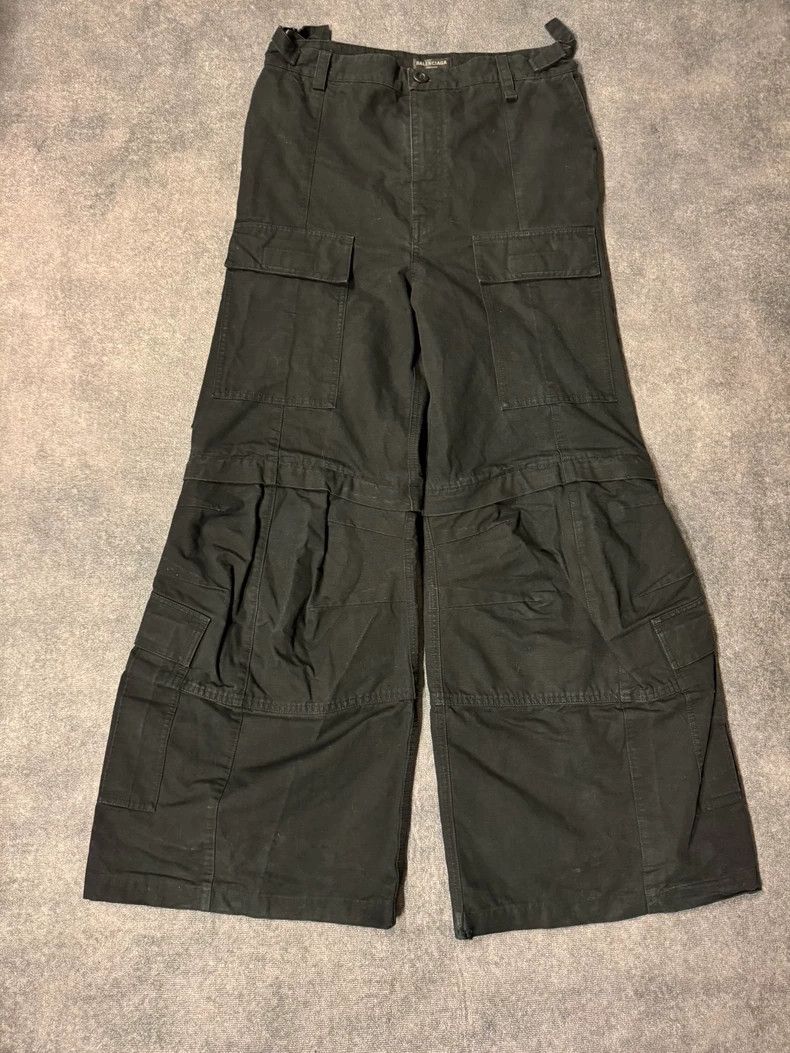 Balenciaga Balenciaga Flared Cargo Pants - dmc Size US 34 / EU 50 - 1 Thumbnail