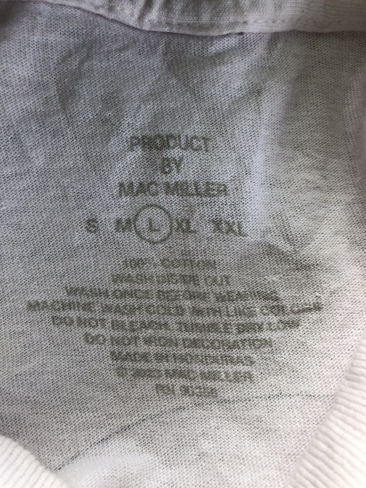 Japanese Brand × Rap Tees × Vintage Mac Miller Cover Album Merchandise RapTees Size US L / EU 52-54 / 3 - 14 Thumbnail