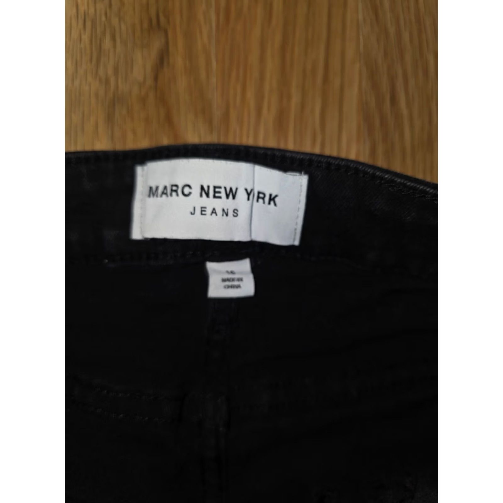 Vintage VINTAGE? No — Marc New York Bootcut Jeans Women Size 16 Black Denim Cotton Mid Rise 5 Pocket Jeans Size 38" / US 16 / IT 52 - 3 Thumbnail