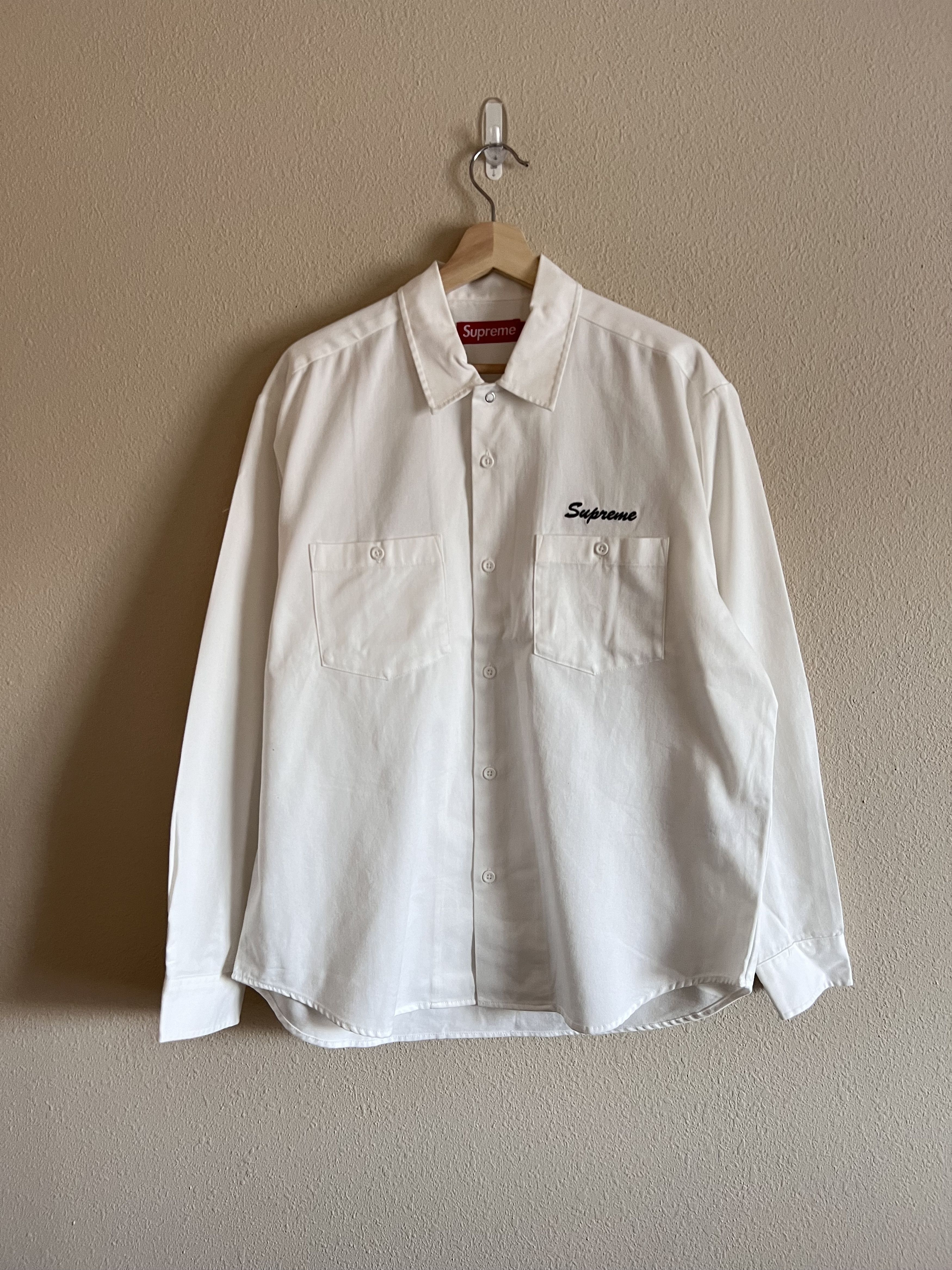 Supreme Supreme American Psycho Button Down Work Shirt in White Size US M / EU 48-50 / 2 - 3 Thumbnail