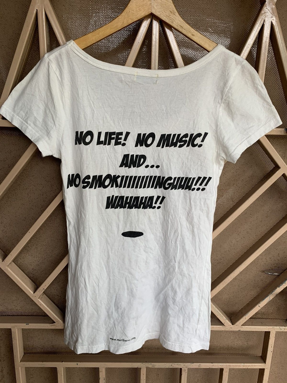 Japanese Brand × KMRii Glad News NO LIFE NO MUSIC AND NO SMOKING Size US M / EU 48-50 / 2 - 2 Thumbnail