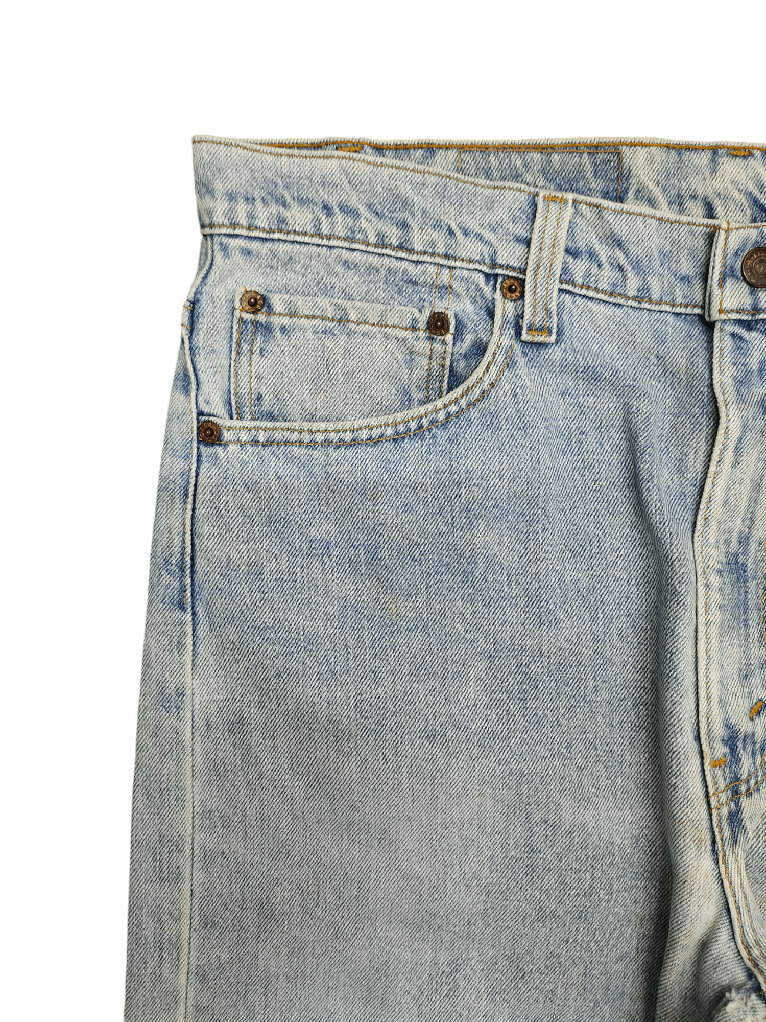 Levi's Vintage Clothing Vintage 90s Levi's 550 Sand Light Wash Faded Denim Jeans Size US 36 / EU 52 - 3 Thumbnail