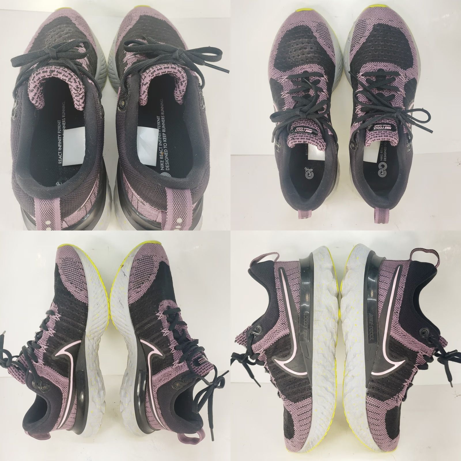 Nike Nike React Infinity Run Flyknit 2 Violet Dust Women's Sneaker Size 8 CT2324-500 Purple Size US 8 / IT 38 - 8 Thumbnail