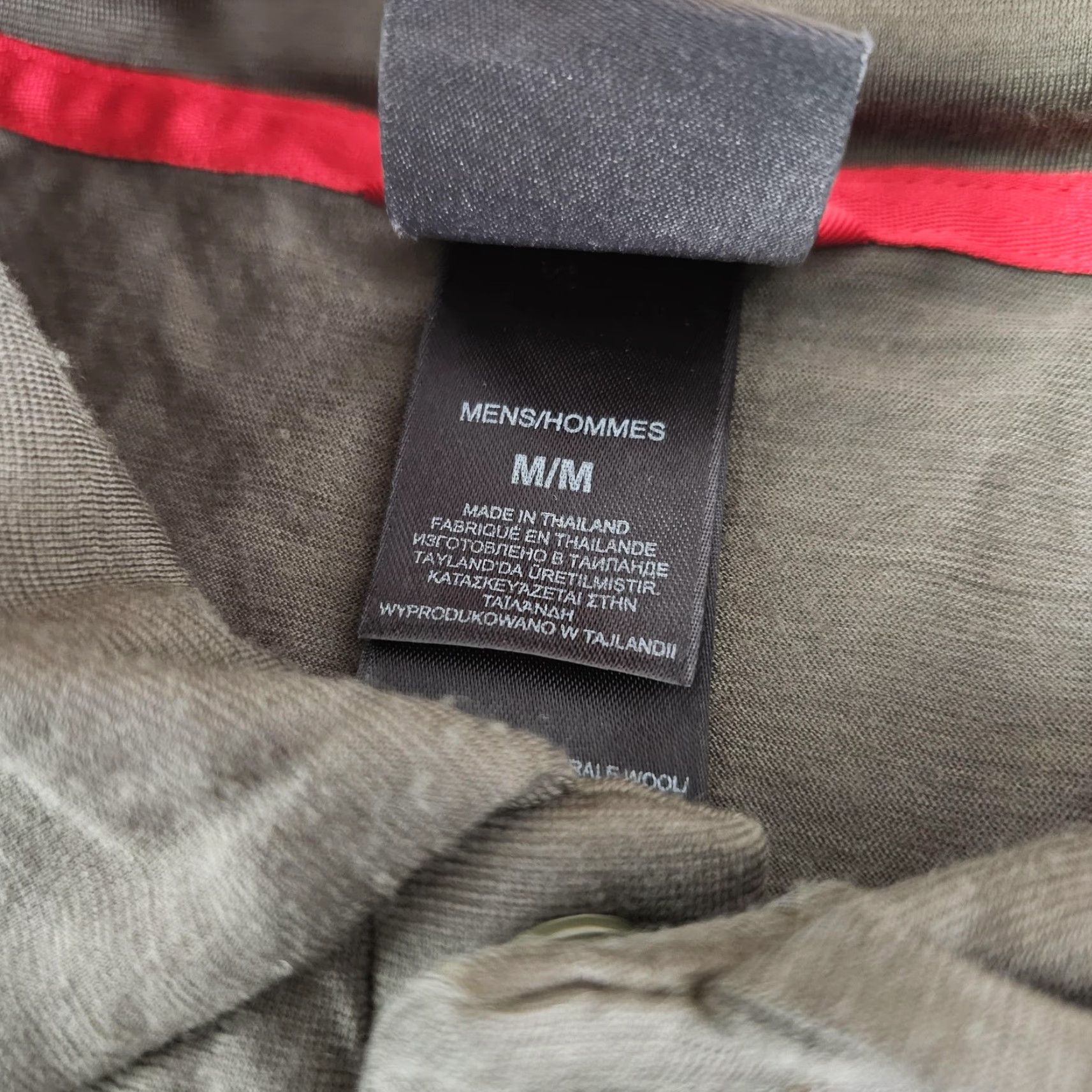 The North Face The North Face Polo Shirt Mens Medium Green Minerale Wool Blend Outdoor Casual Shirt Size US M / EU 48-50 / 2 - 2 Thumbnail