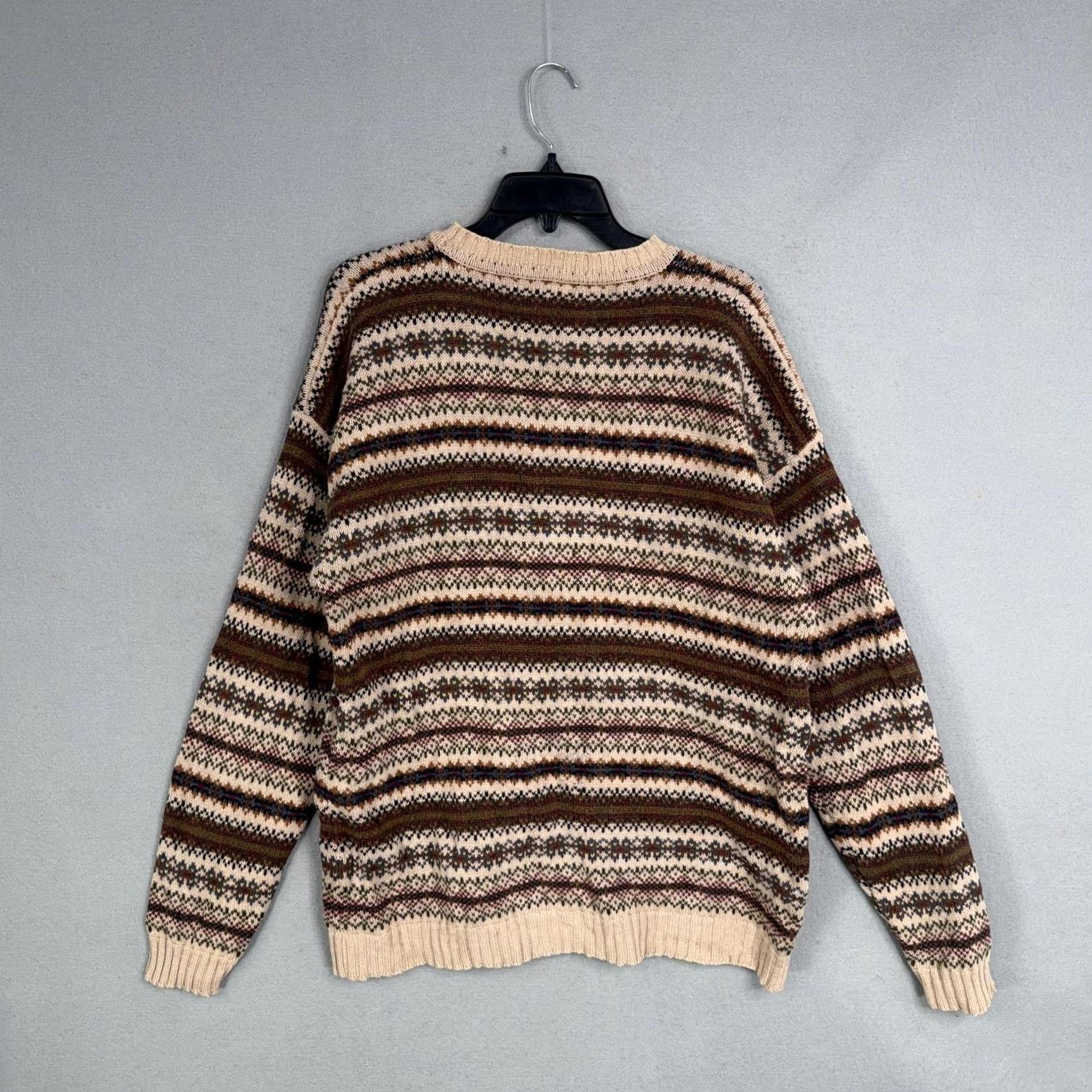 Aeropostale VINTAGE Aeropostale Sweater Mens Large Fair Isle Crewneck Knit 90s Grandpa Cosby Size US L / EU 52-54 / 3 - 5 Thumbnail