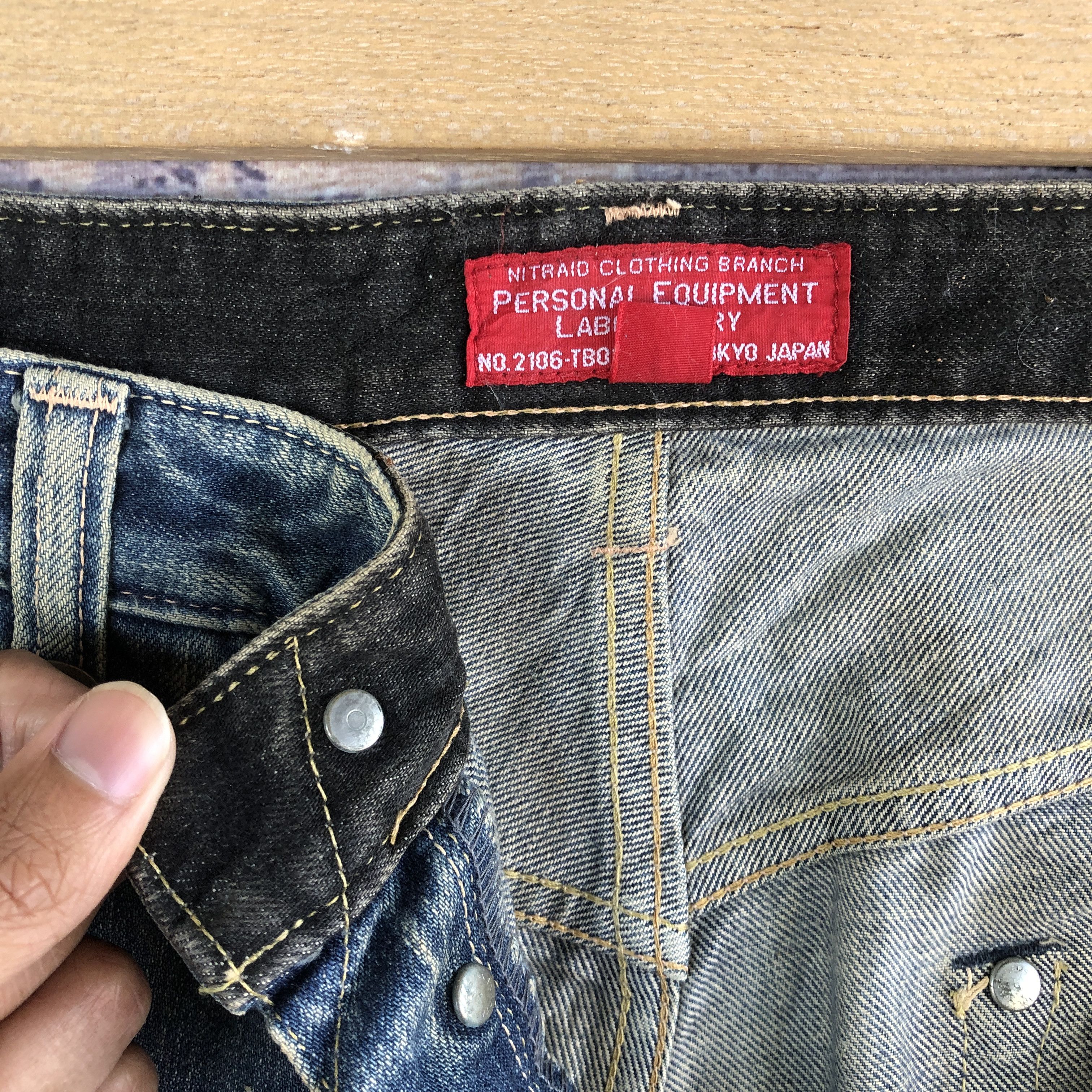 Nitraid Vintage Nitraid Anti Babylon Japan Jeans Mud Wash Denim Size US 34 / EU 50 - 7 Thumbnail