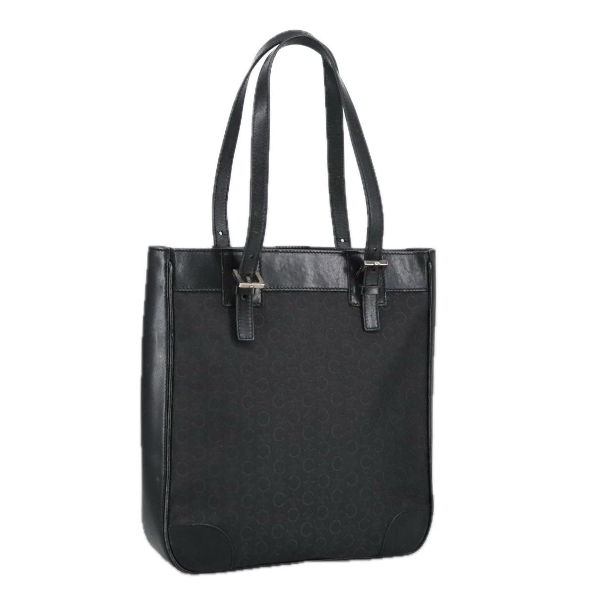 Celine CELINE C Macadam Canvas Shoulder Bag Black Size ONE SIZE - 1 Thumbnail