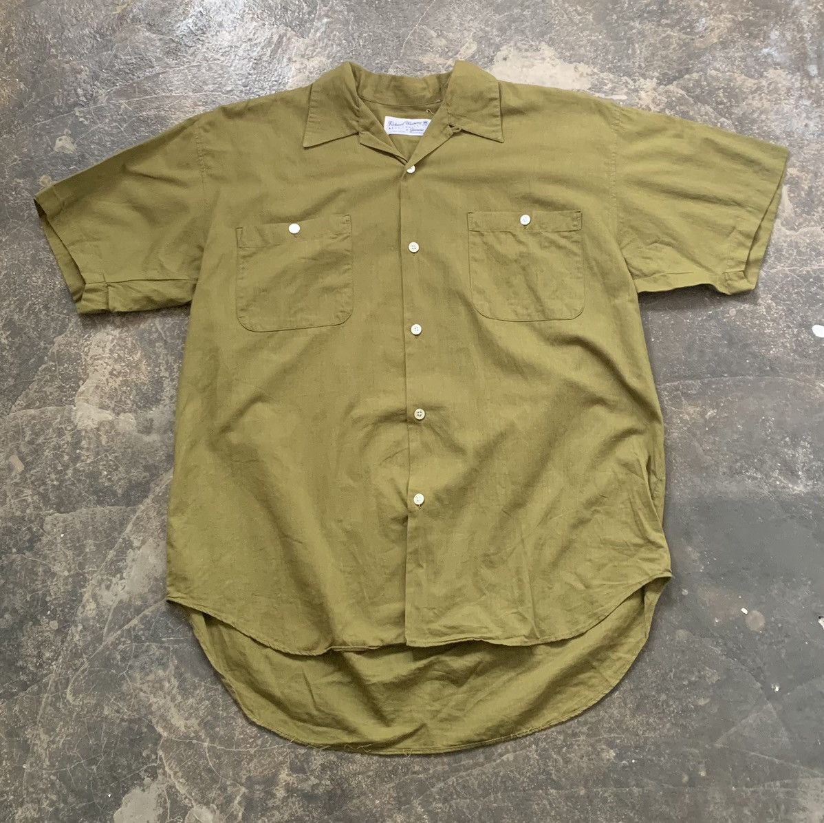 Japanese Brand × Vintage Vintage RW double pocket open collar shirt Size US M / EU 48-50 / 2 - 1 Thumbnail