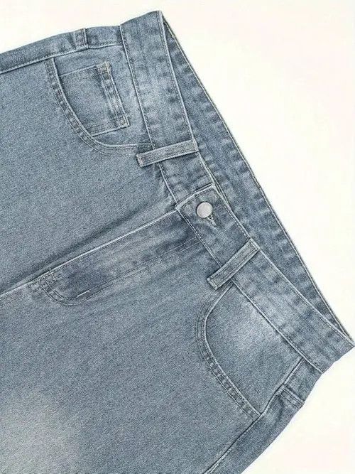 Jean VINTAGE washed retro 90s denim jeans Size US 36 / EU 52 - 4 Thumbnail