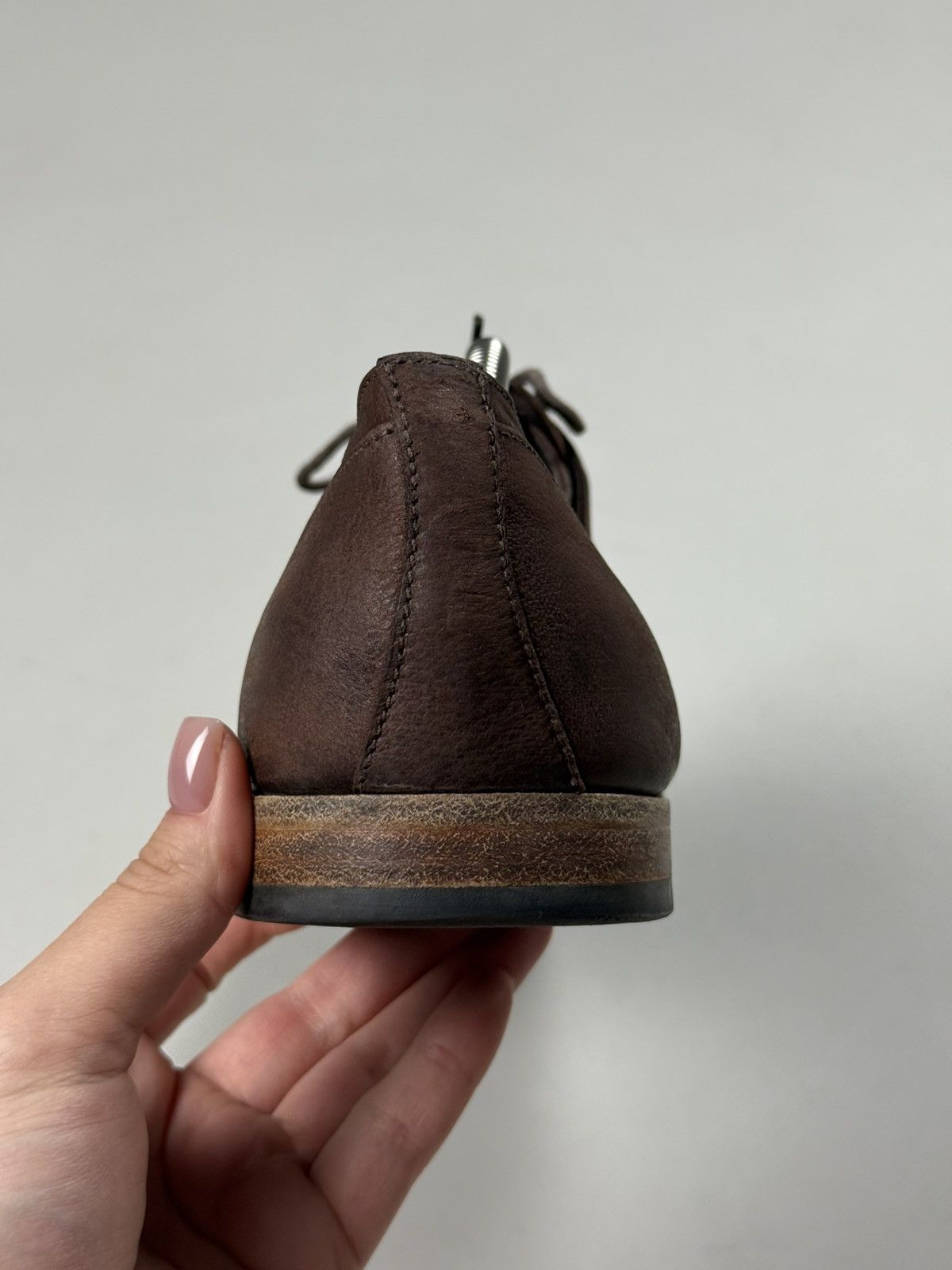 Prada Prada Men’s Leather Lace Up Formal Oxford Shoes Size US 10.5 / EU 43-44 - 19 Thumbnail