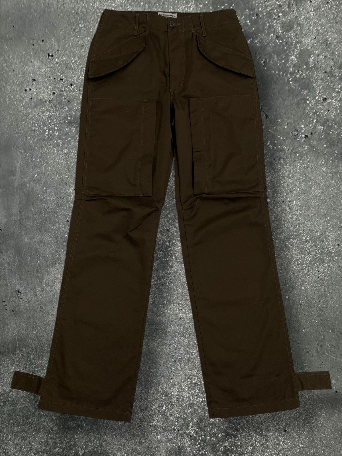 Designer × Japanese Brand × Vintage Vintage 1990s Japan Designer Blue Way Clothing Combat Pant Size US 30 / EU 46 - 1 Thumbnail