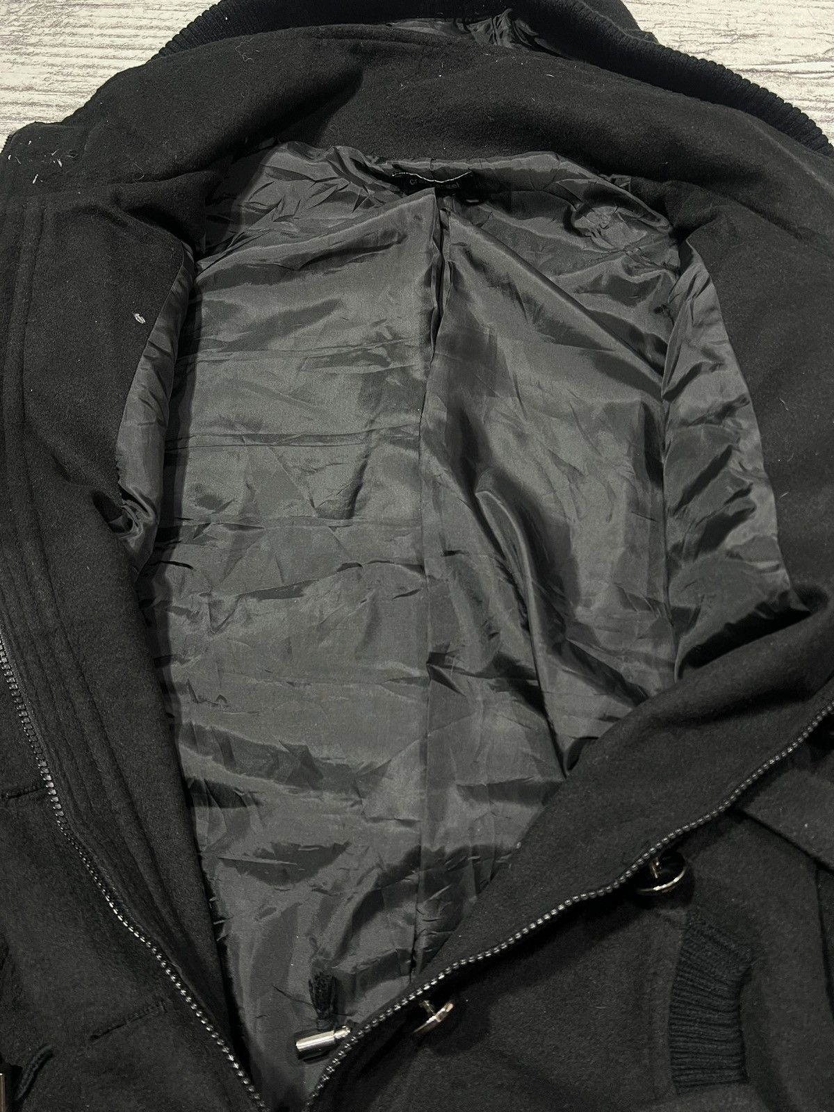 Yohji Yamamoto 2000s Japanese Hysteric 14th Kmrii Opium Wool Hodded y2k Lgb Size US L / EU 52-54 / 3 - 5 Thumbnail
