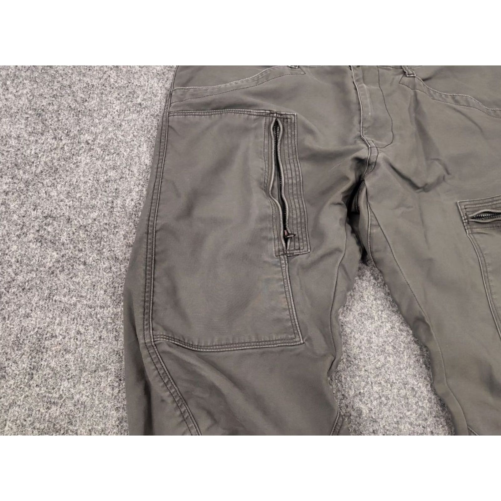G-Star VINTAGE G-Star Powel 3D Multi pocket Cargo Zip Pants 36 Gray CN Cotton Casual Travel Workwear Men 90s 2000s Style Size US 36 / EU 52 - 5 Thumbnail