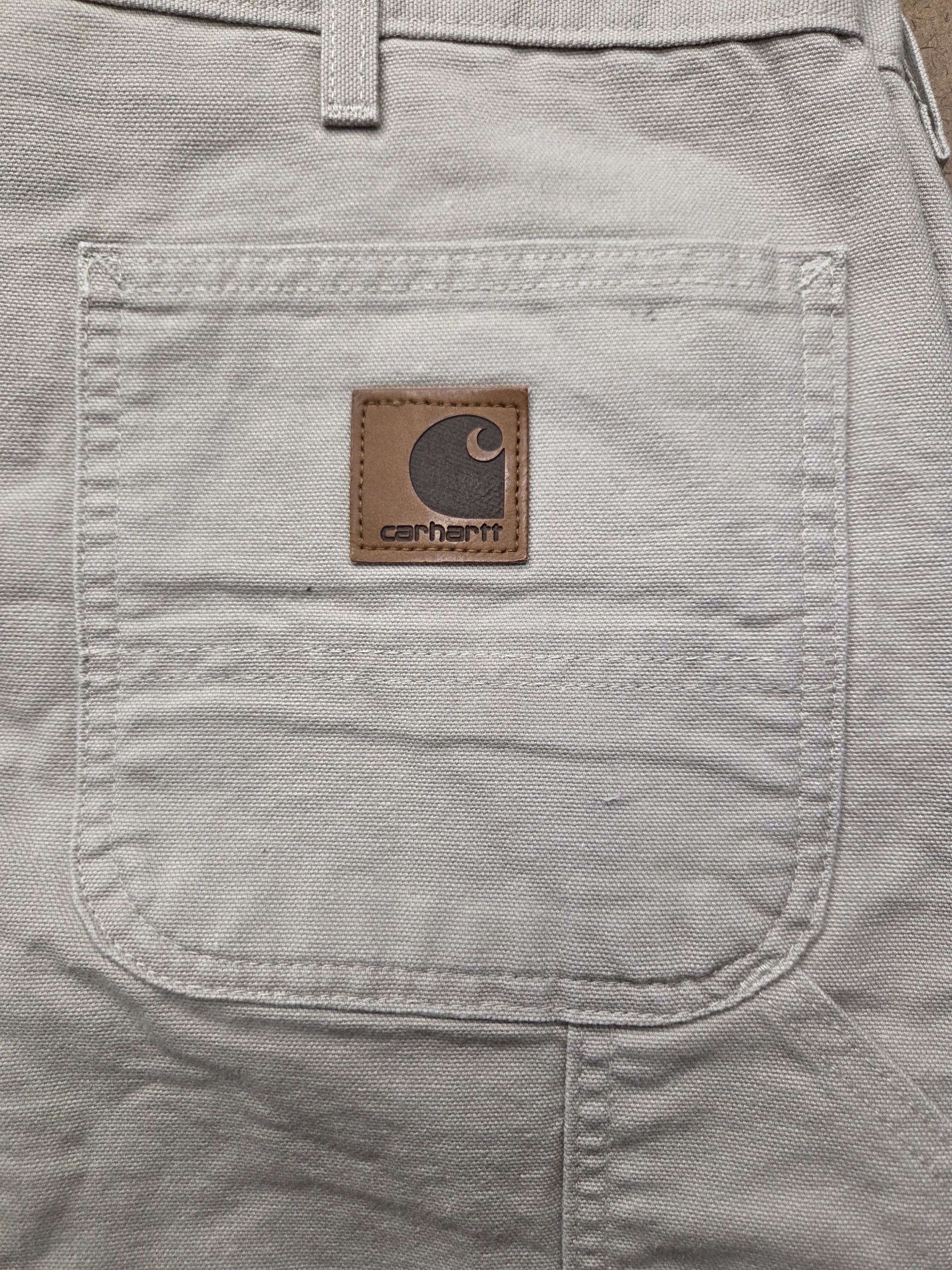 Carhartt 2002 Carhartt Washed Duck Canvas Dungarees in Stone 36 x 36 Size US 36 / EU 52 - 2 Thumbnail