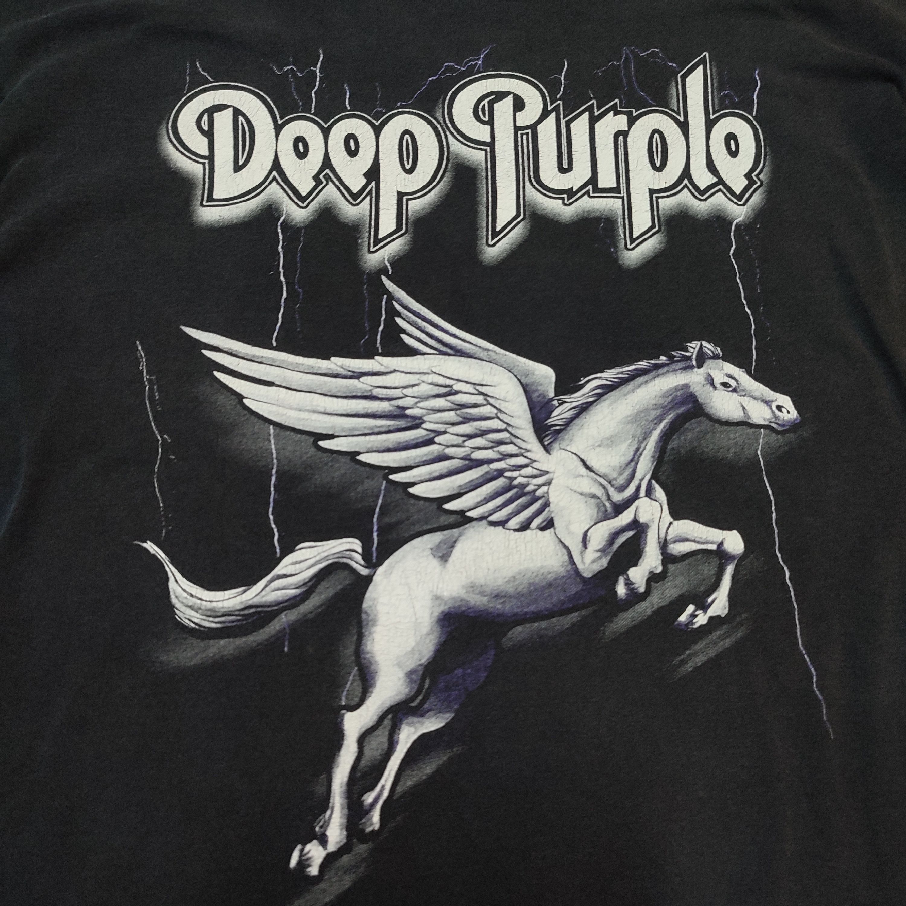 Vintage 🔥Rare🔥Vintage Deep Purple T-shirt Size US XL / EU 56 / 4 - 3 Thumbnail