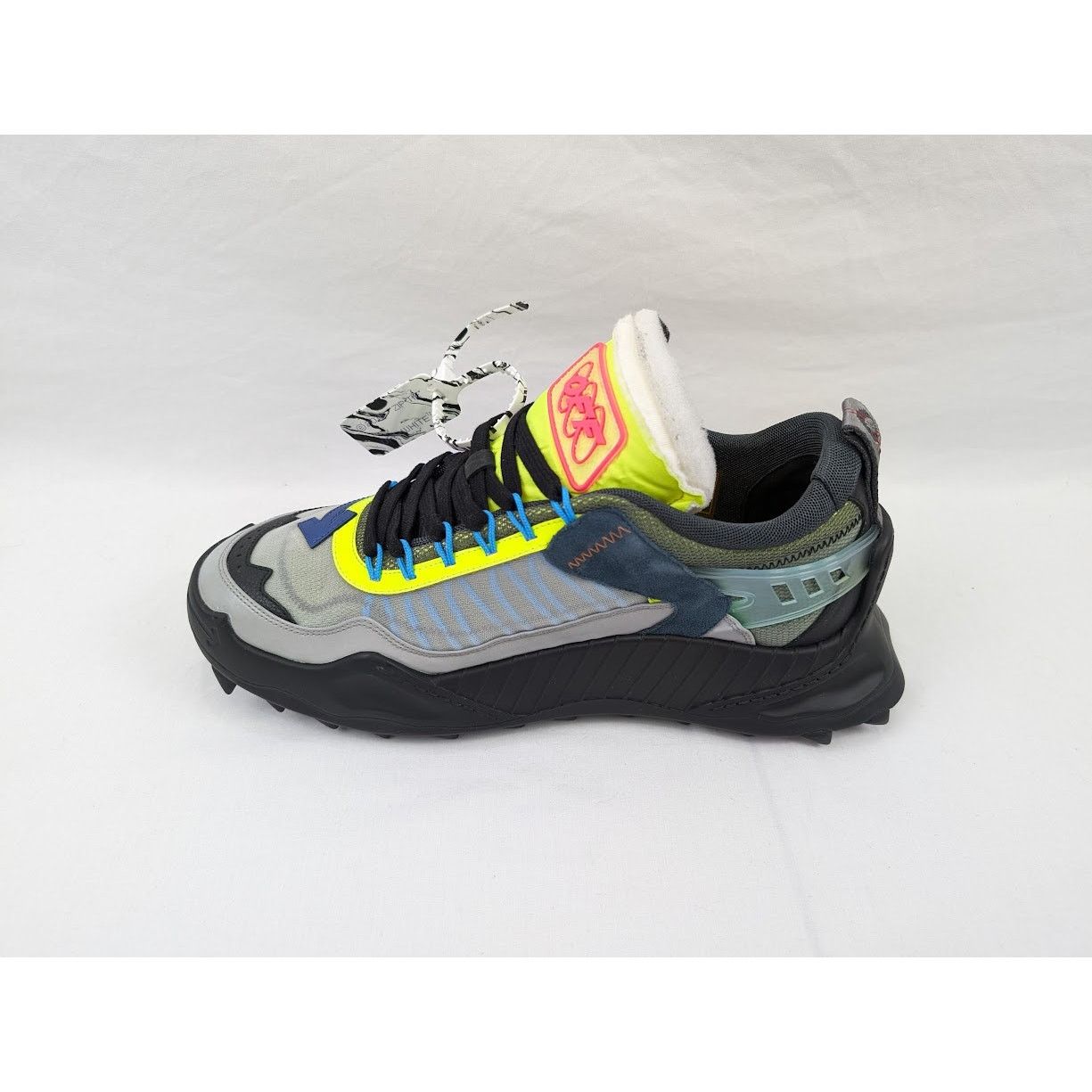 Off-White o1rshd1 Odsy 1000 Combo Sneakers in Black/Purple Size US 11 / EU 44 - 11 Thumbnail