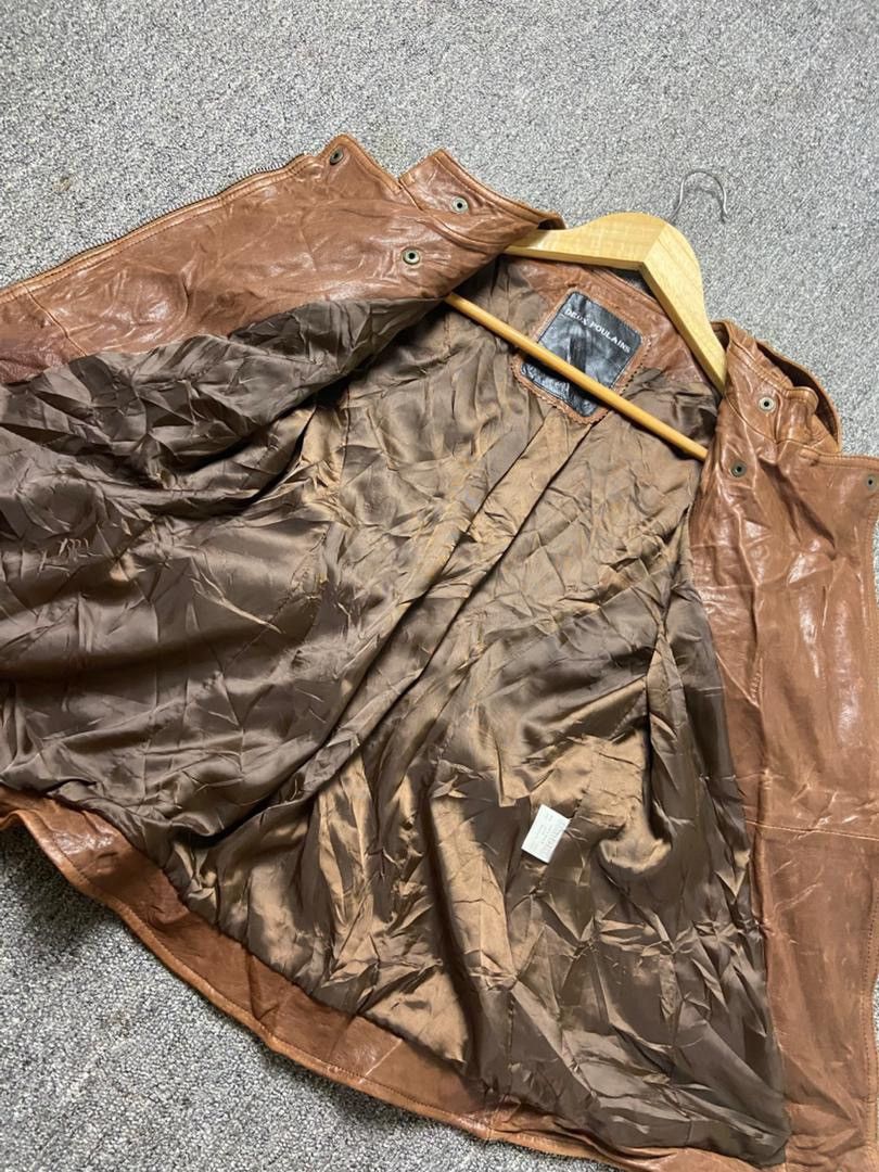 Japanese Brand Deux Polains Brand Rider Leather Jacket (195) Size XXS / US 00 / IT 34 - 6 Thumbnail