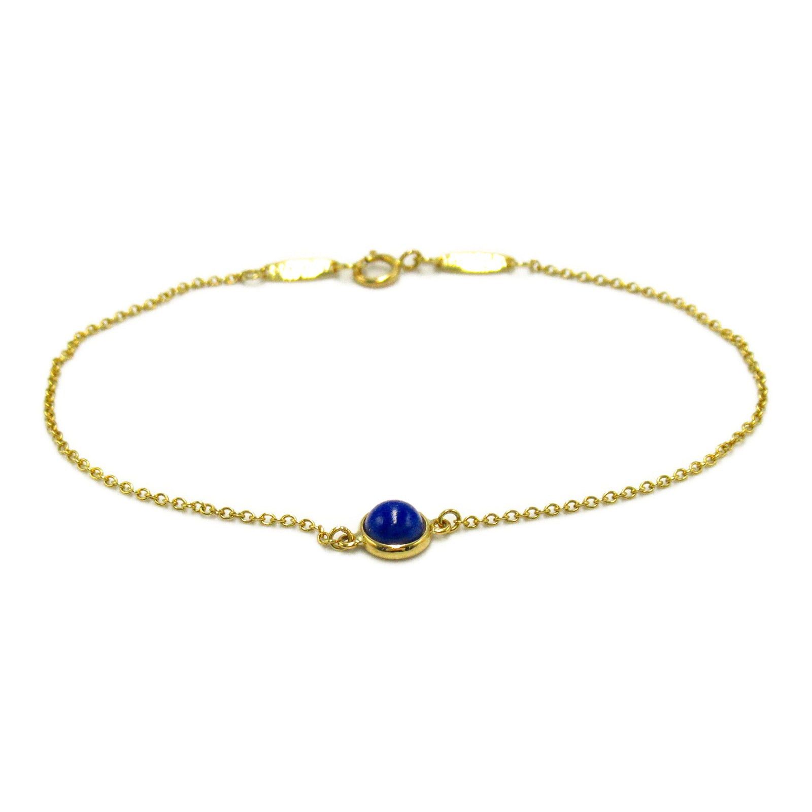 Tiffany & Co. Tiffany Co Cabochon By-The-Yard Lapis Lazuli Bracelet K18 (Yellow Gold) Blue Size ONE SIZE - 1 Thumbnail