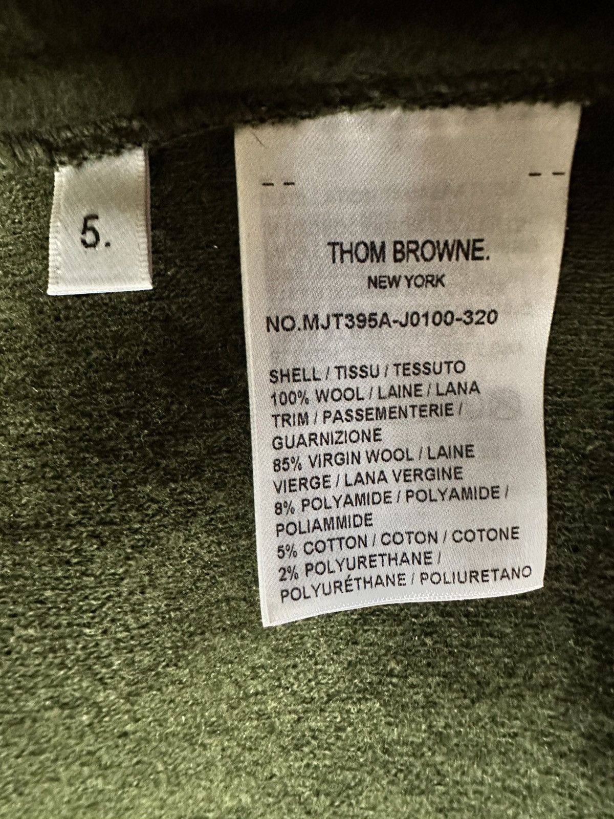 Thom Browne Thom Browne Bomber Jacket Size US XL / EU 56 / 4 - 5 Thumbnail