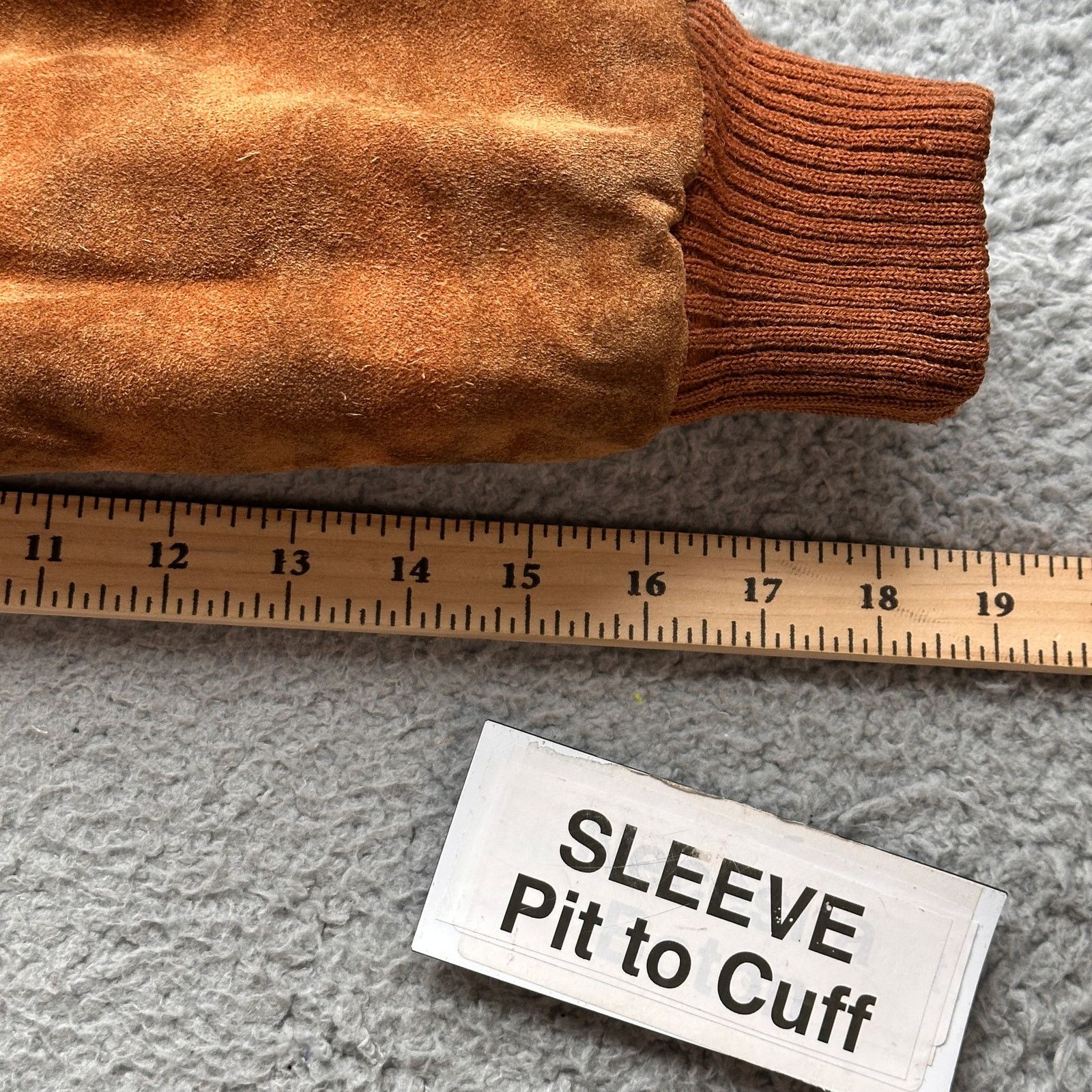 Other Vintage Bermans Suede Leather Heavy Hooded Jacket 44 Large Size US L / EU 52-54 / 3 - 5 Thumbnail