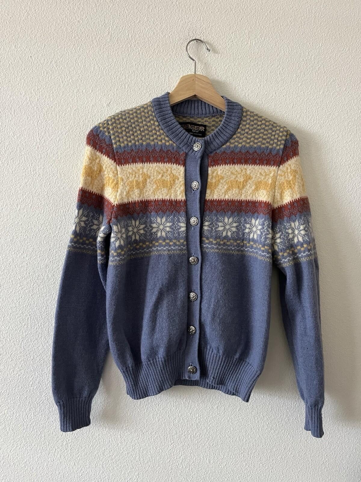 John Geiger Geiger Tyrol Austria Wool Cardigan Sweater Size 38 Size M / US 6-8 / IT 42-44 - 1 Thumbnail