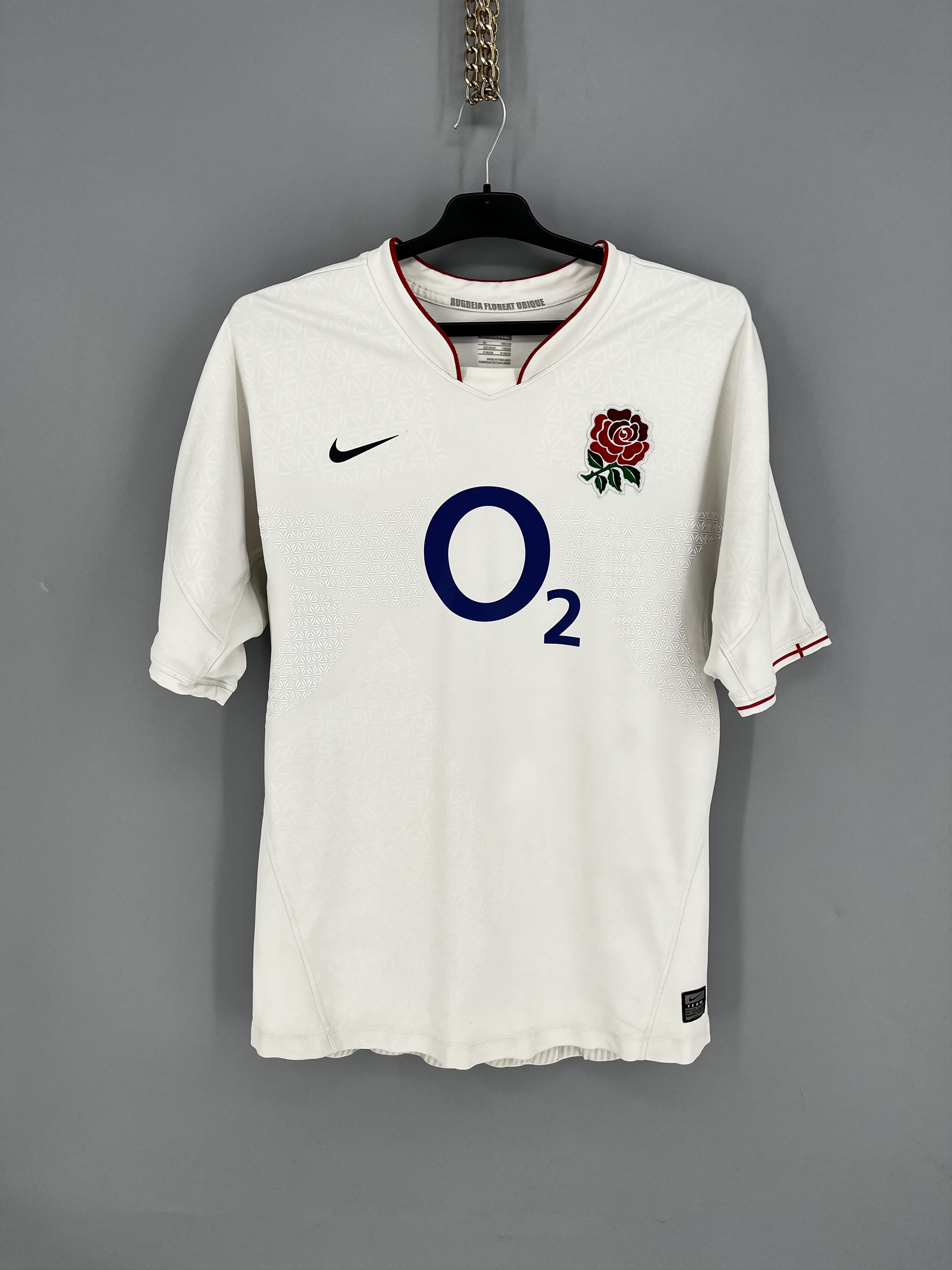 Nike Nike England 2009/2010 Floreat Ubique Home Jersey T Shirt Size US XL / EU 56 / 4 - 1 Thumbnail