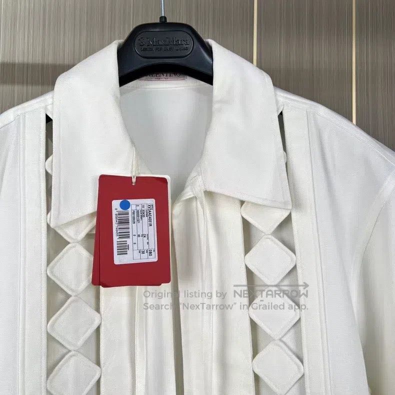 Valentino Valentino Heavy work cut-out streamer shirt Size S / US 4 / IT 40 - 2 Thumbnail