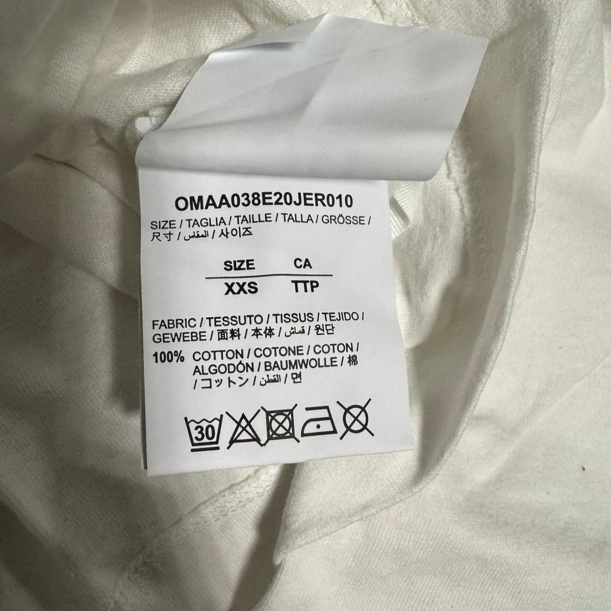 Off-White White Mona Lisa Pivot Oversized T-Shirt Size XXS / US 00 / IT 34 - 8 Thumbnail