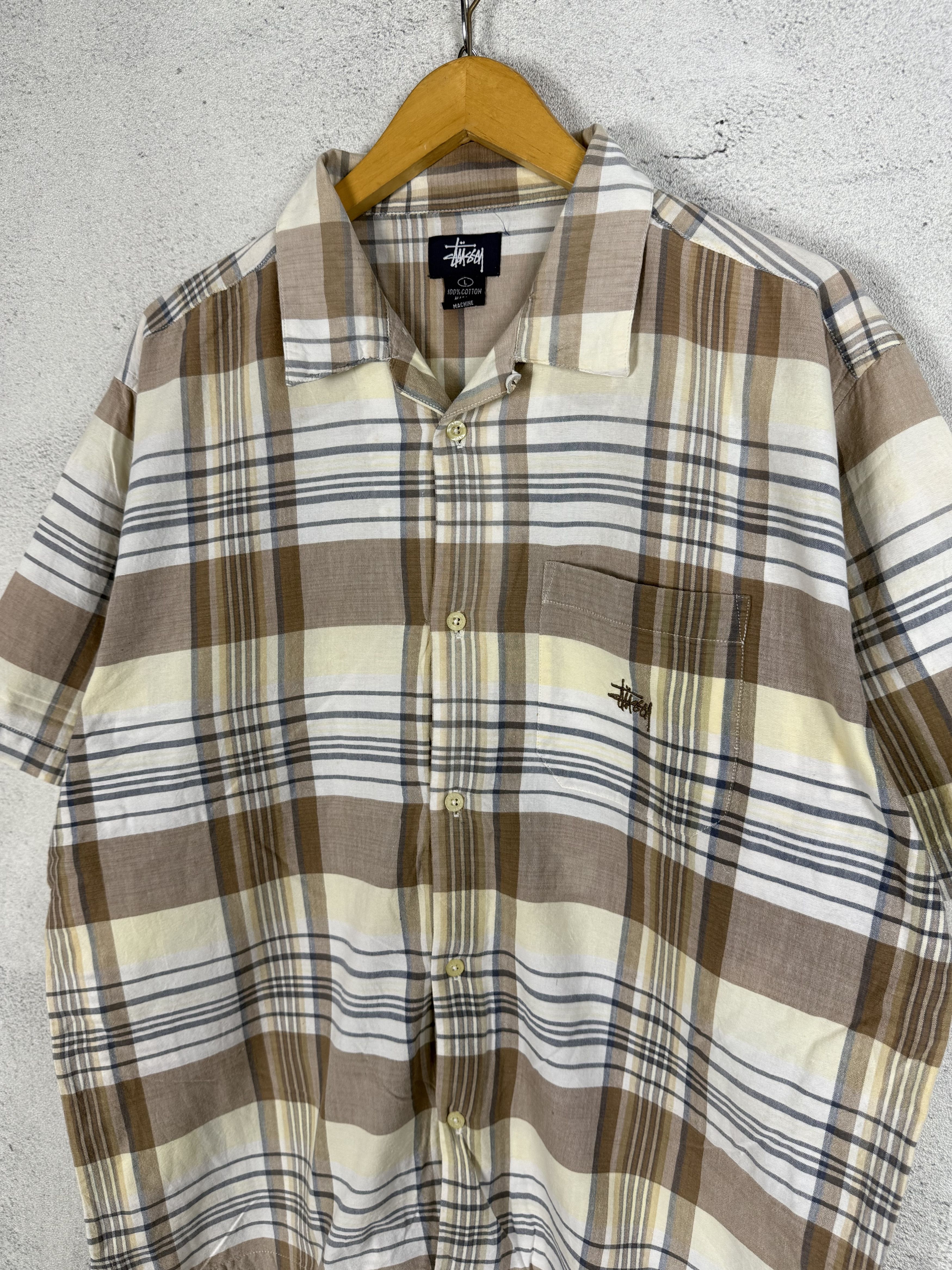 Stussy Vintage Stussy Plaid Shirt Size US L / EU 52-54 / 3 - 3 Thumbnail