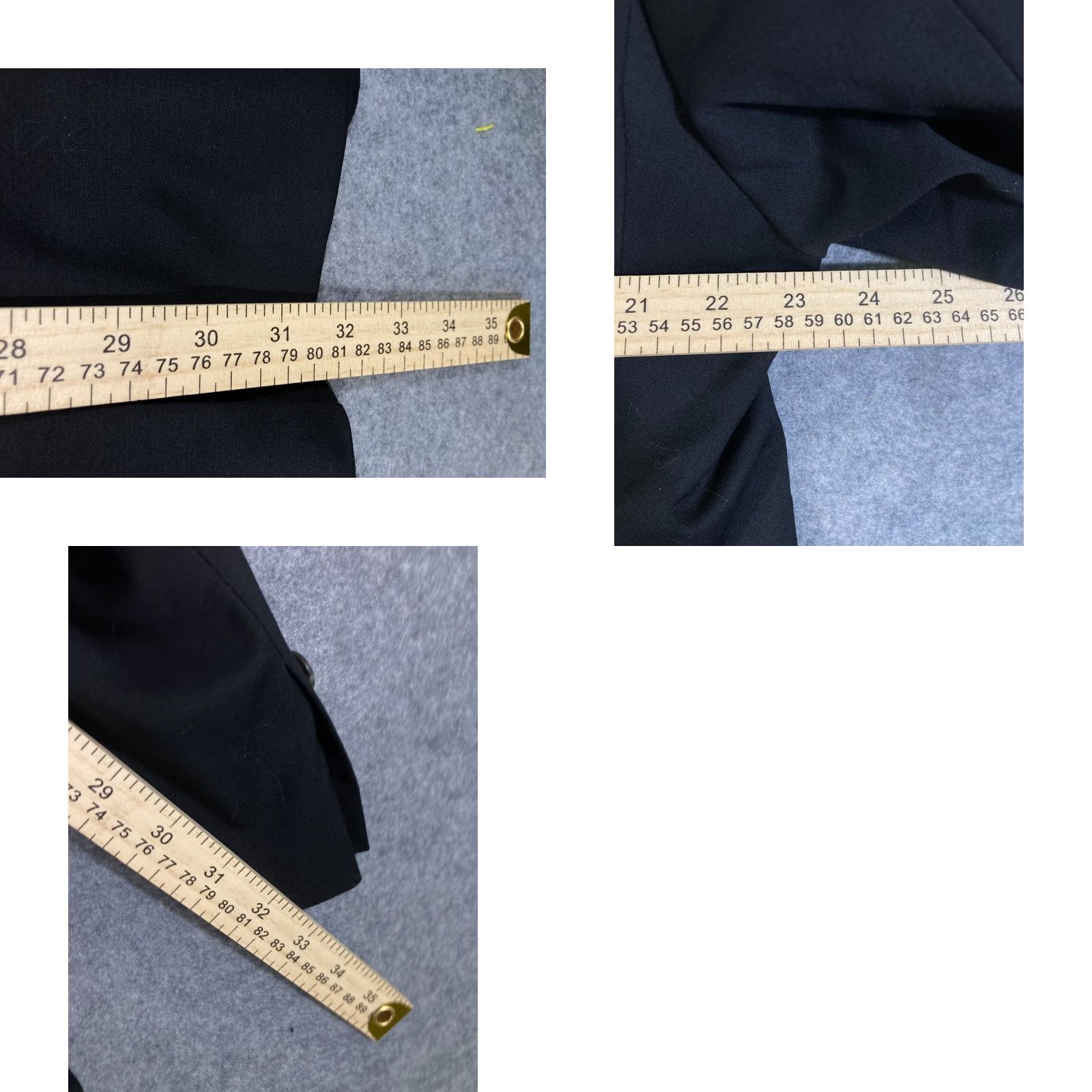 Ralph Lauren VINTAGE Ralph Lauren Wool Blazer Mens 44R Black Lined Notch Lapel 3-Button Size 44R - 9 Thumbnail